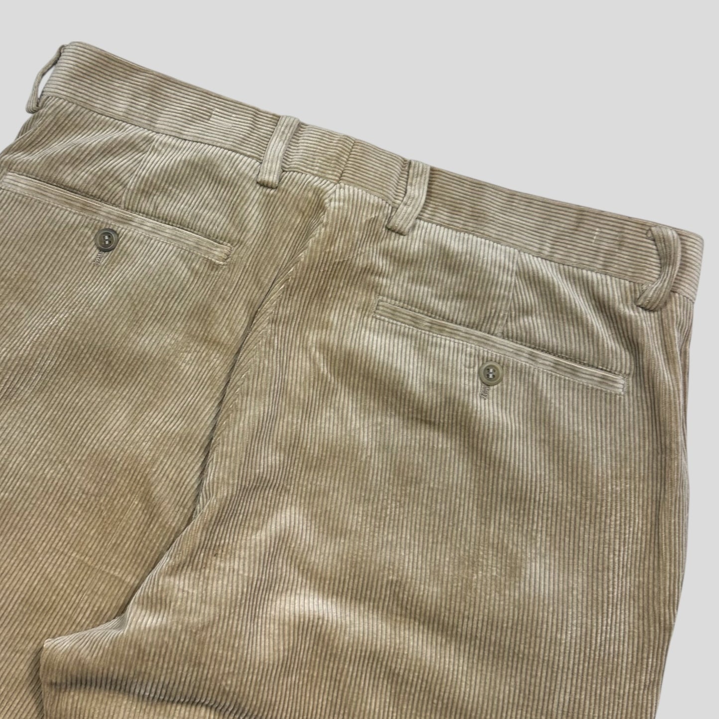 Issey Miyake 1988 Cotton Label Jumbo Corduroy Shimmer Trousers - 4 (L)