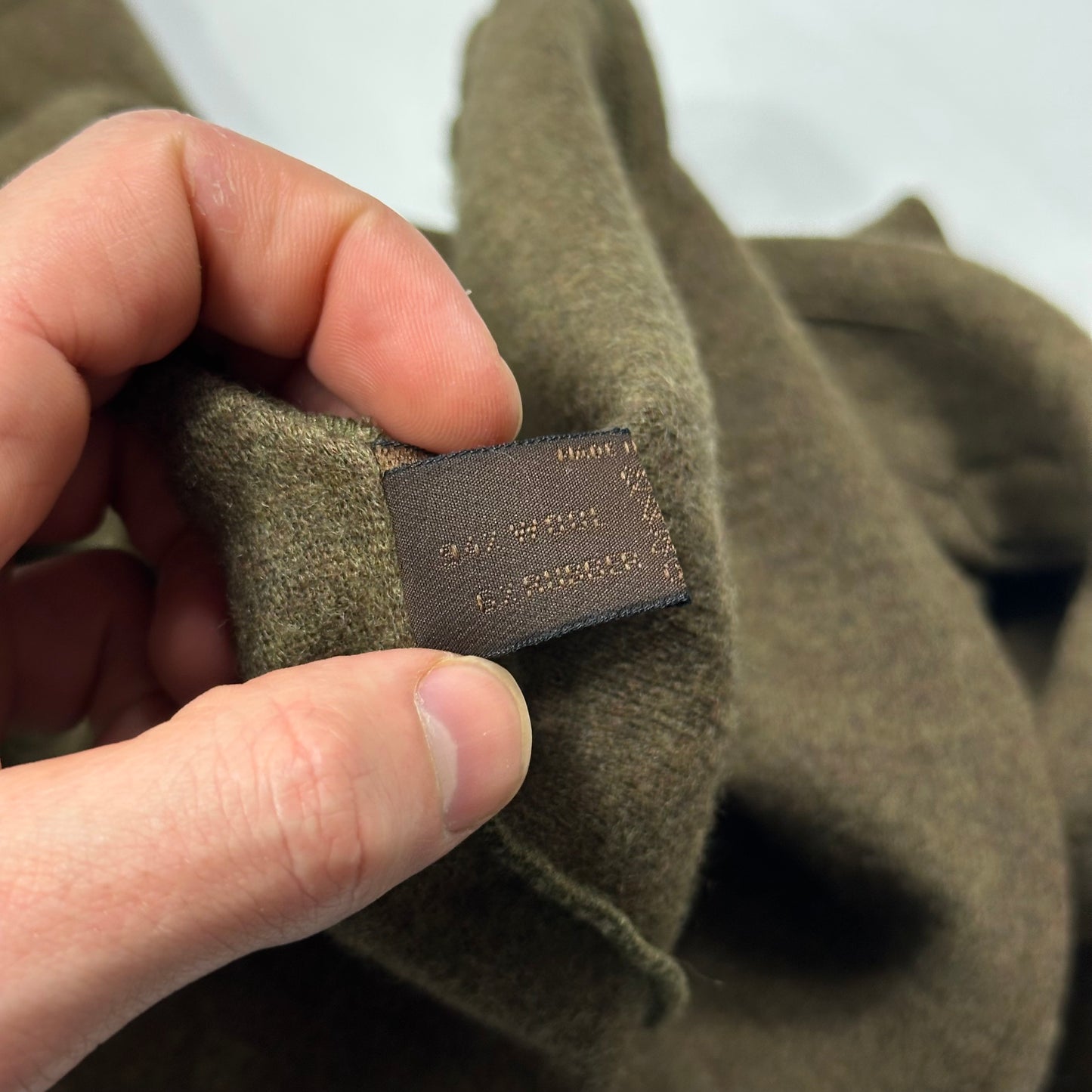 Prada Milano FW98 Heather Green Wool Zip-up Work Jacket - M