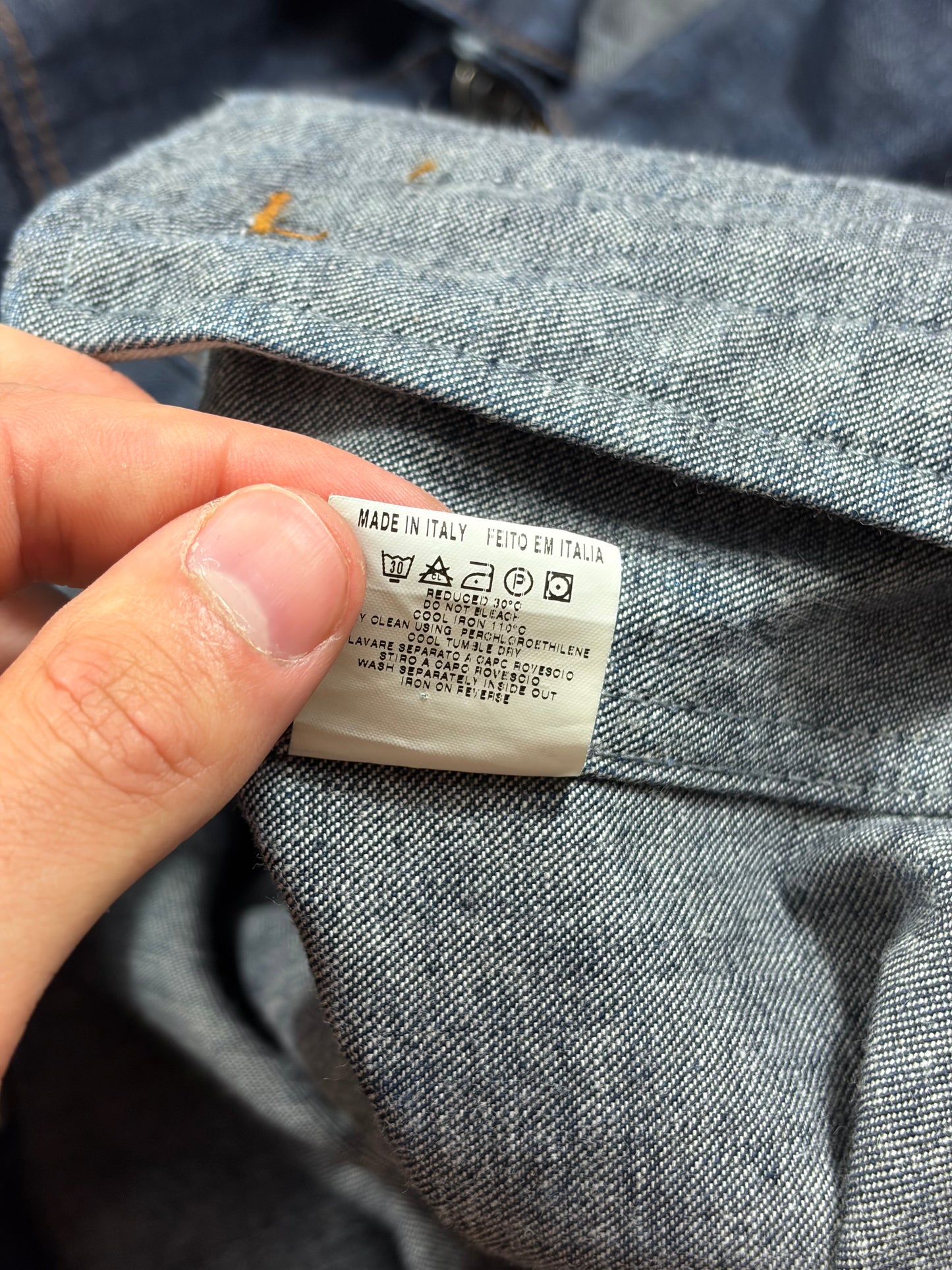 Moschino Jeans 00’s Modular Pocket System Denim Jacket - S/M