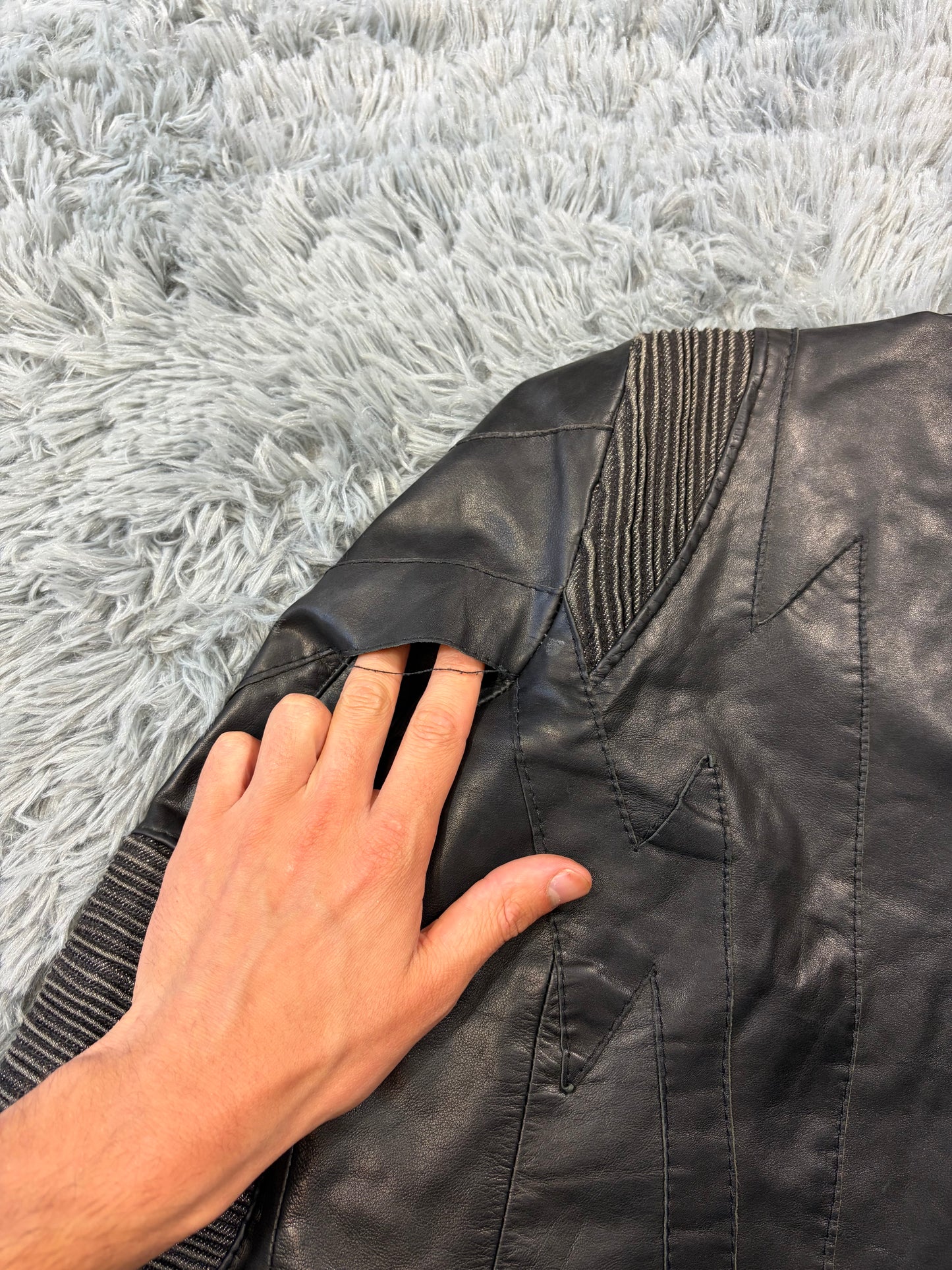 Just Cavalli 00’s Women’s Leather Rocker Biker Jacket - IT40