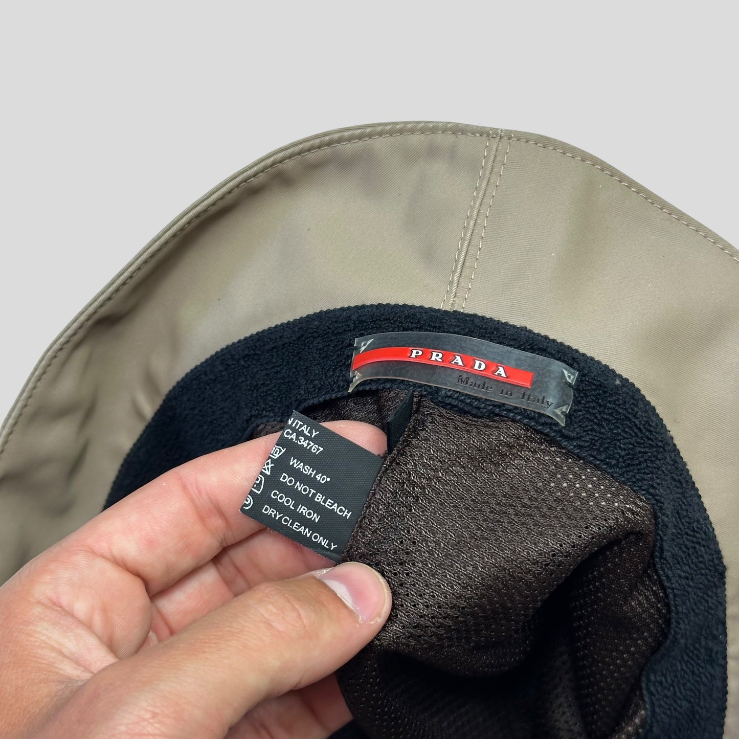 Prada Sport 00’s Beige Goretex Bucket Hat - S