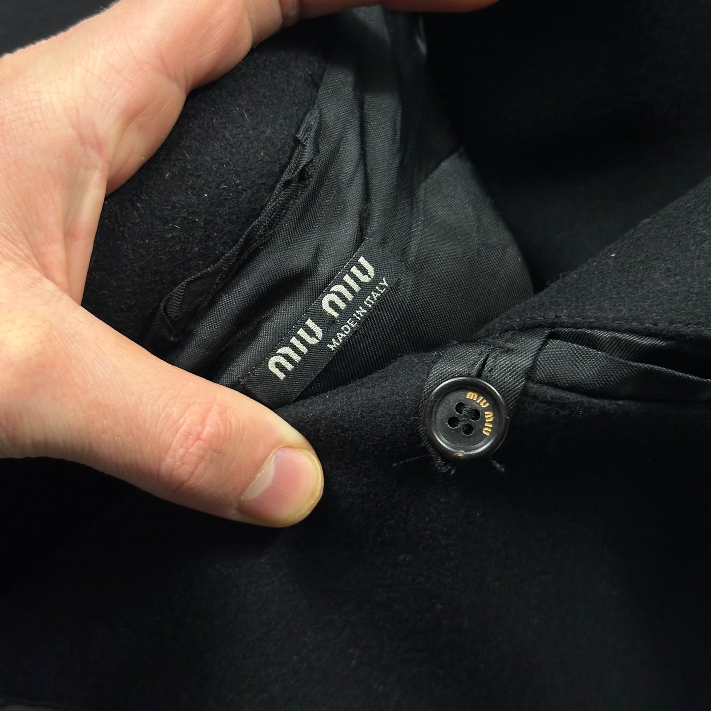 Miu Miu 2008 Wool & Nylon Boxy Bomber Jacket - IT48 (M/L)