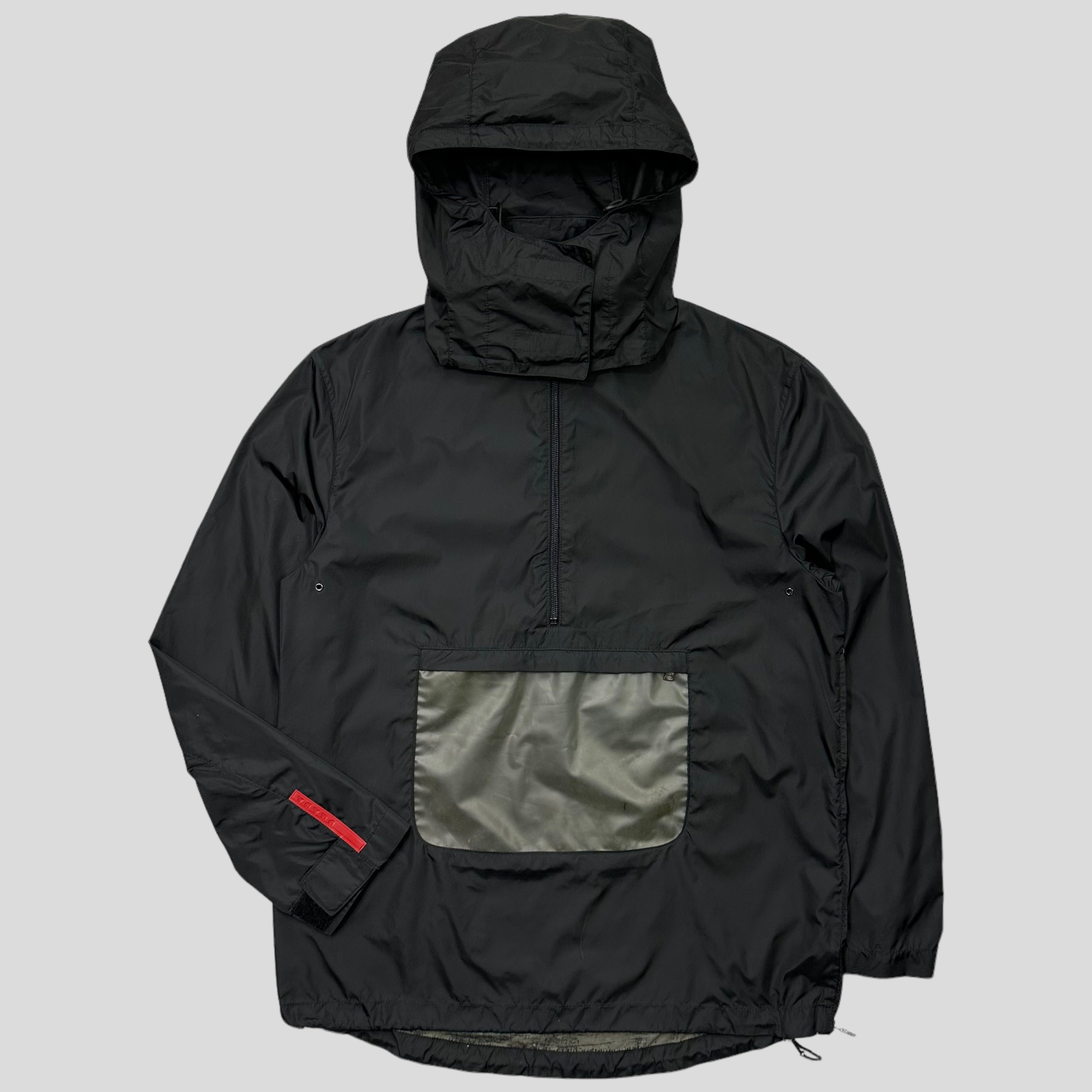 Prada Sport SS99 Latex Pocket Nylon Pullover Jacket - IT40 – Warmwaves
