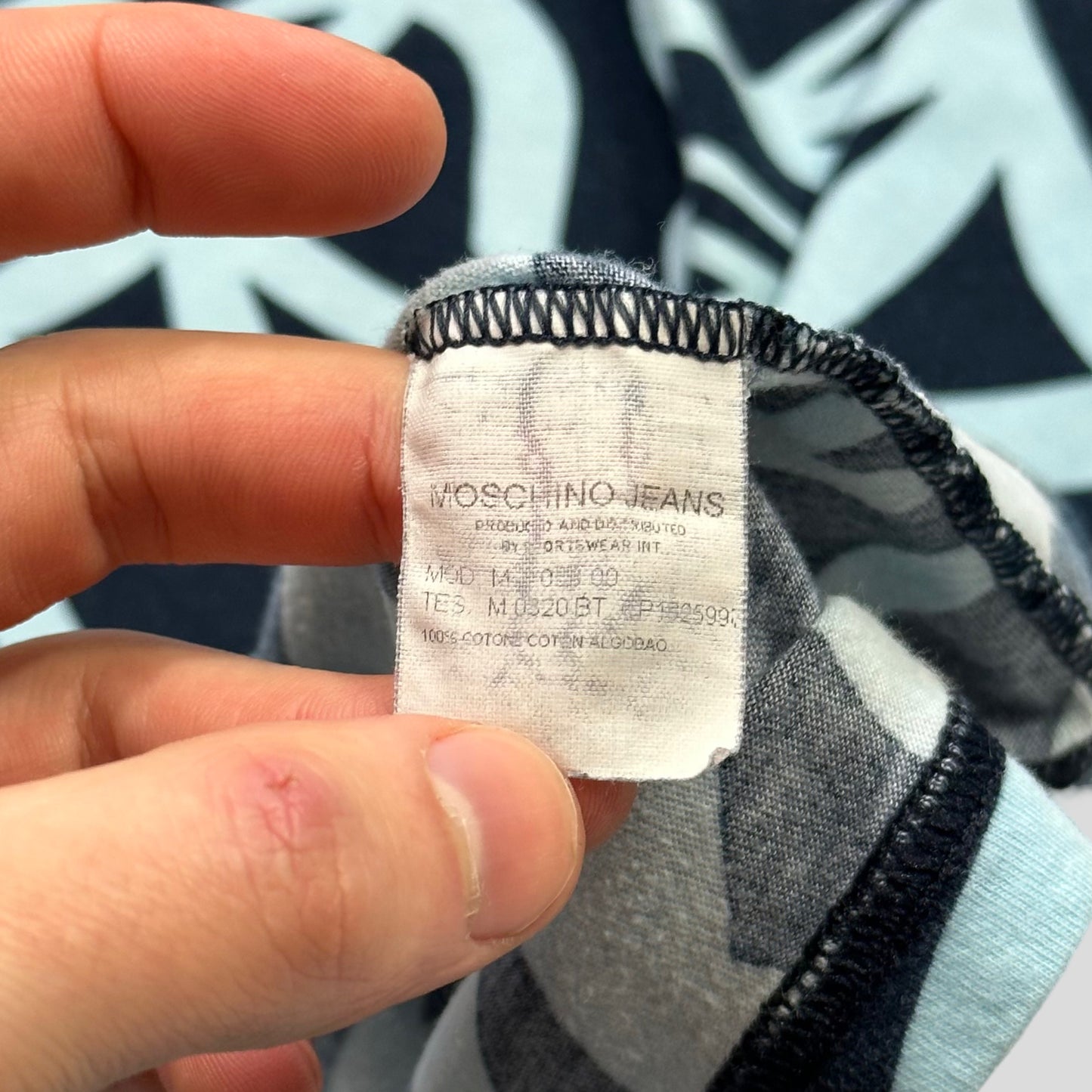 Moschino Jeans 00’s Melted Peace Logo T-shirt - S/M