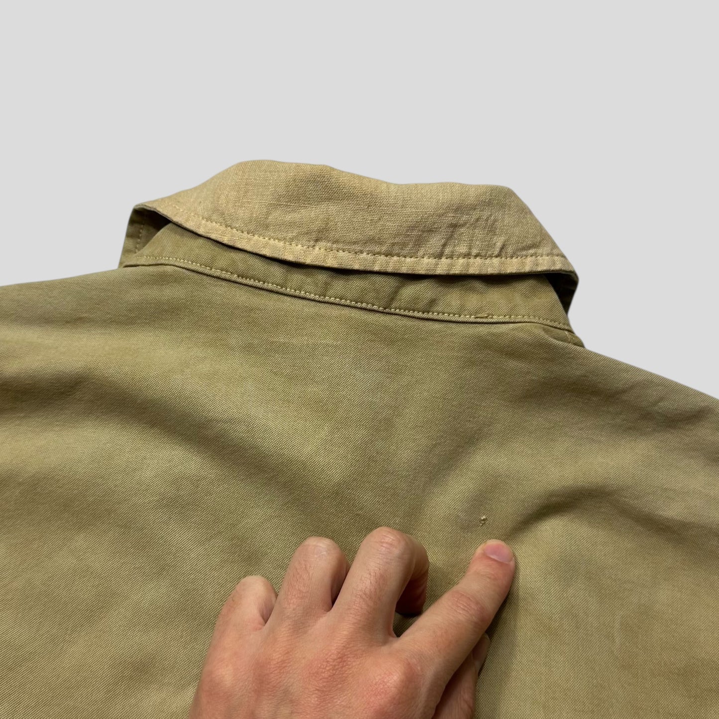 CP Company 2002 Flax Cotton Yellow Boxy Work Jacket - IT54 (L)