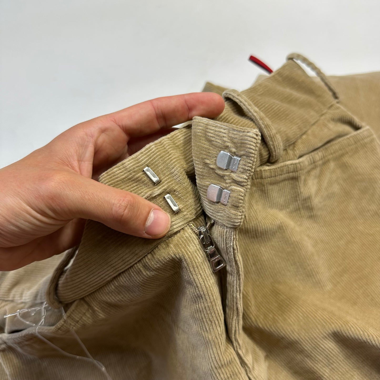 Prada Sport 00’s 2 in 1 Corduroy Double Layered Ski Trousers - L