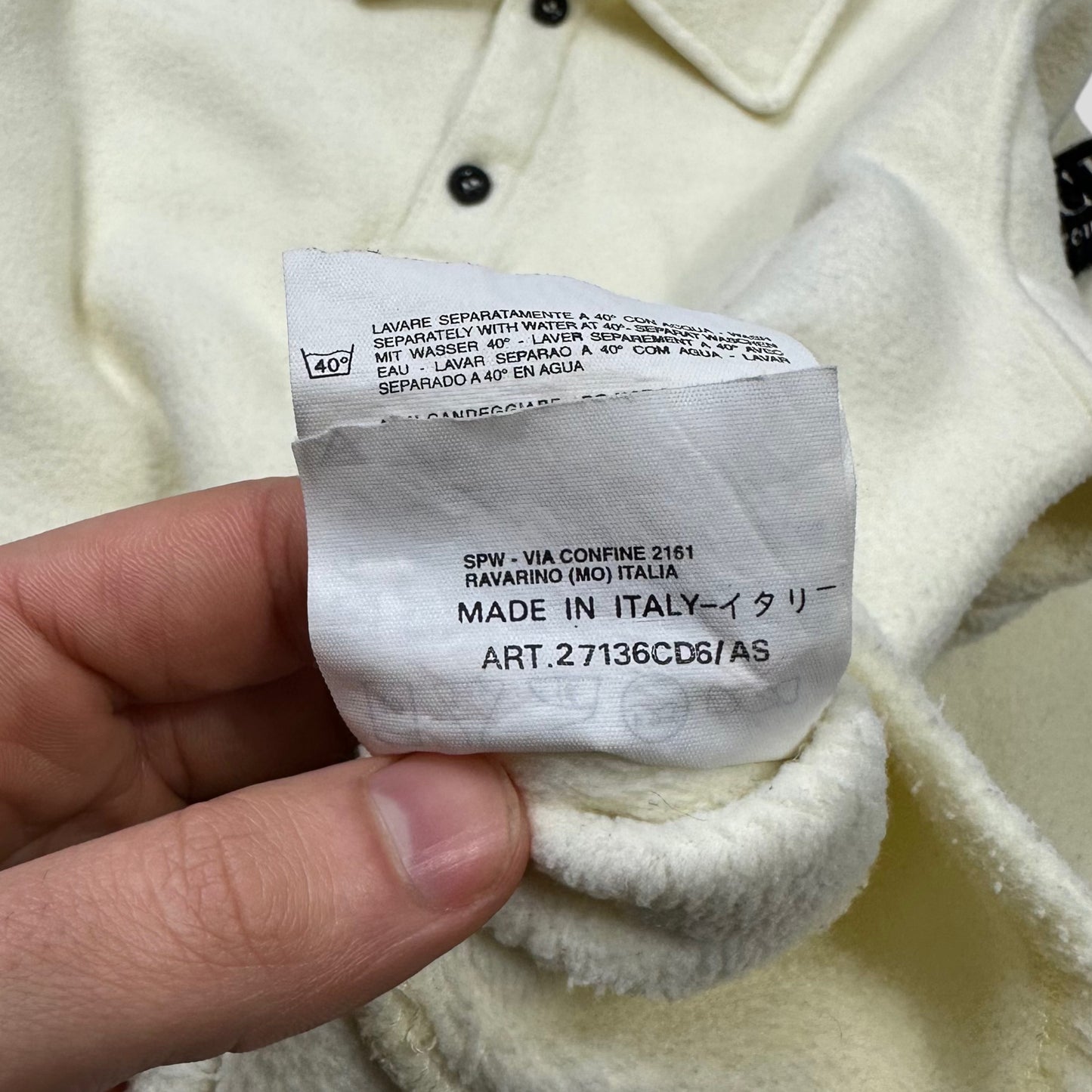 CP Company AW97 Teddy Cotton Fleece Overshirt - 4-8