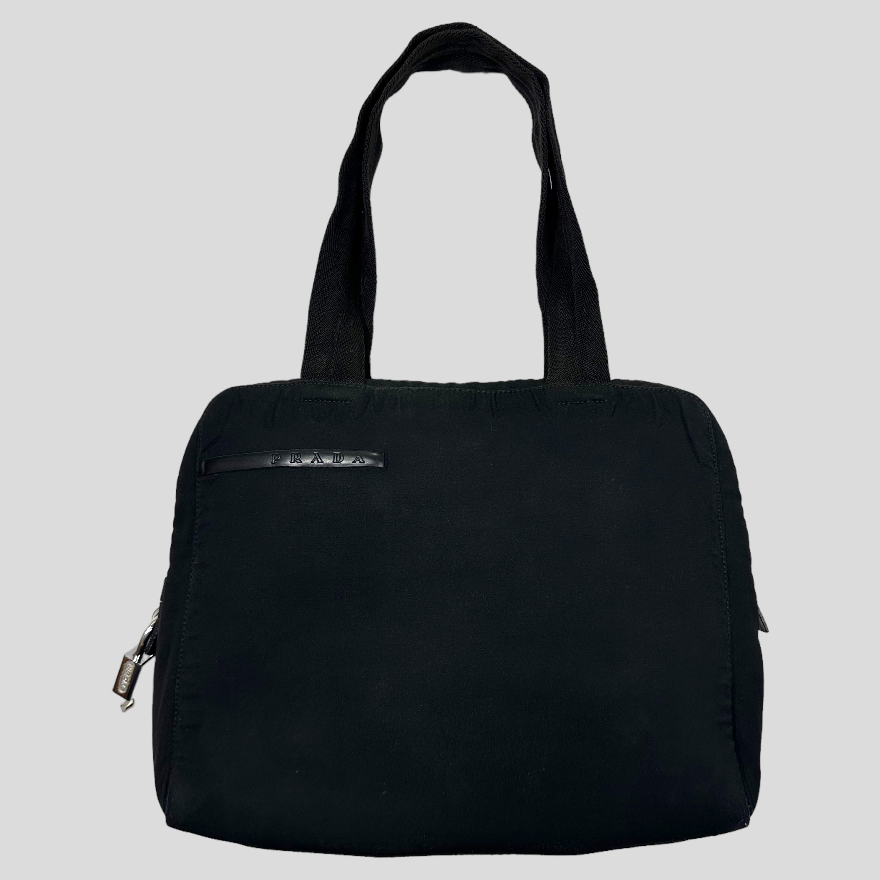 Prada Sport 1999 Black Neoprene Bag Warmwaves