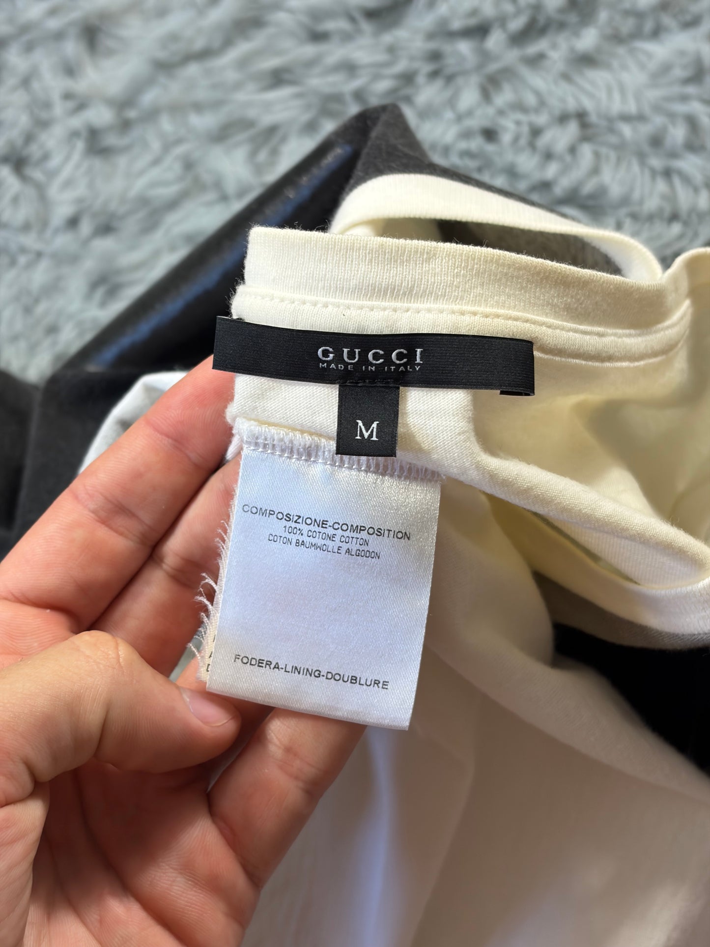 Gucci by Frida Giannini 2009 Giant GG Logo Colourblock T-Shirt - M