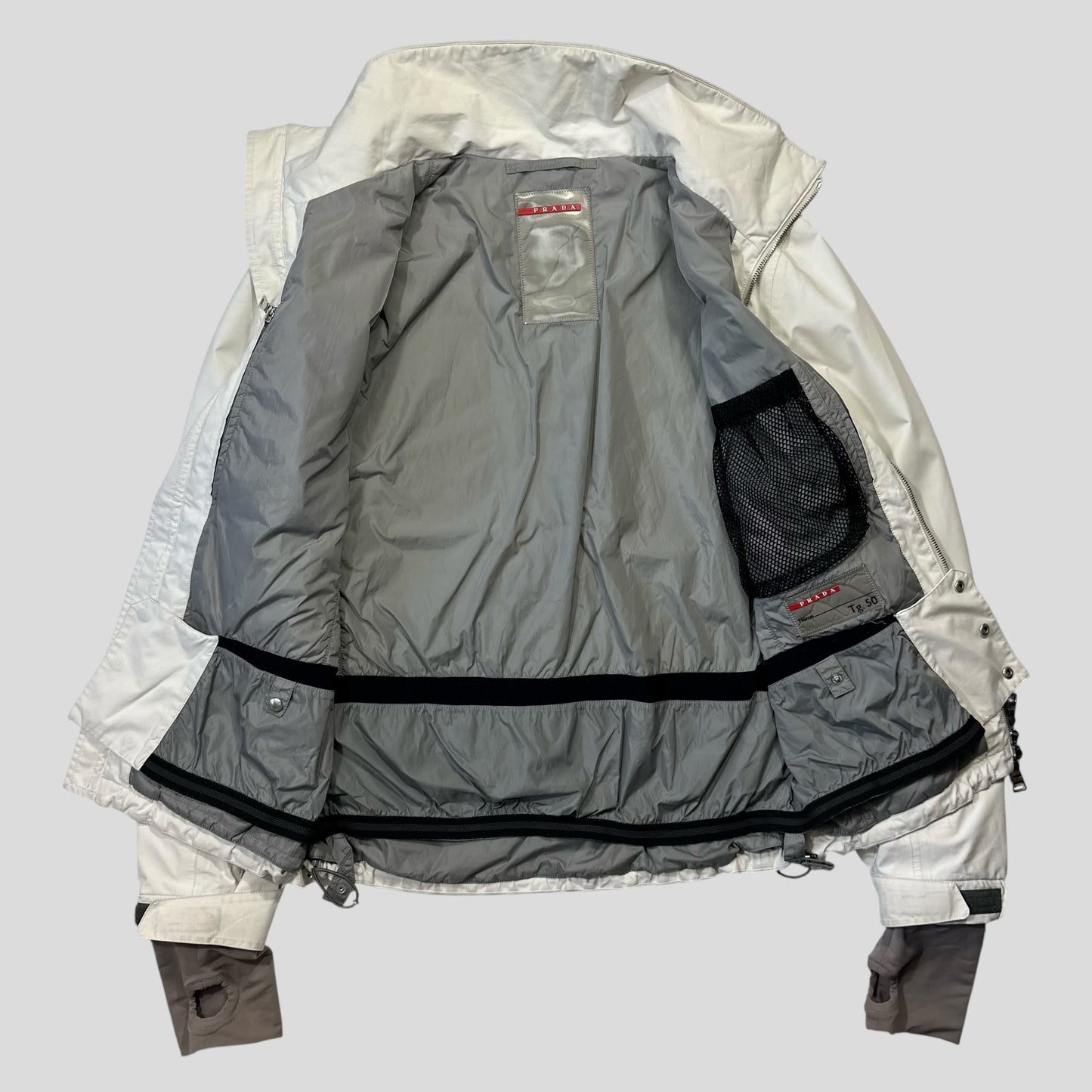 Prada Sport 2010 SAMPLE Ultra Technical Goretex Ventilated Stash Pocket Jacket - M/L