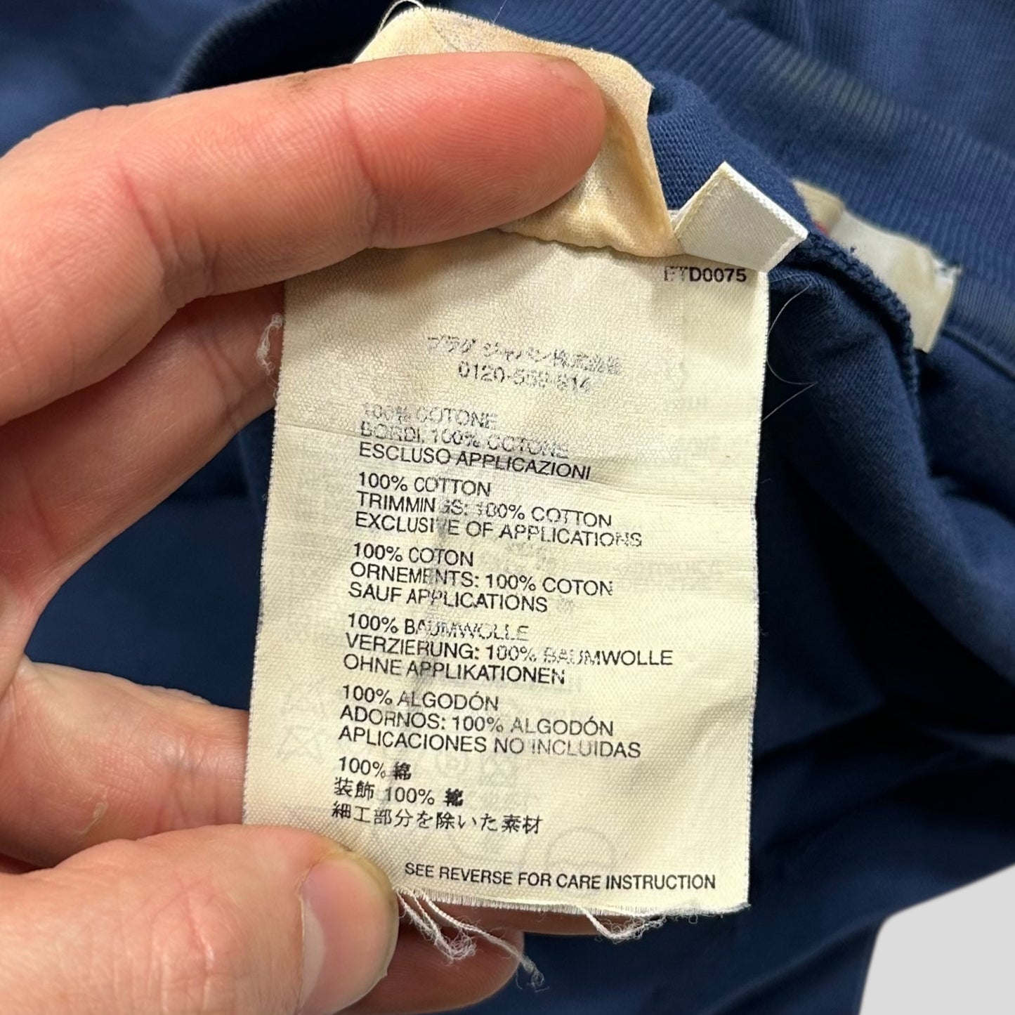 Prada Sport 2004 Embroidered Surf Logo Longsleeve T-shirt - M