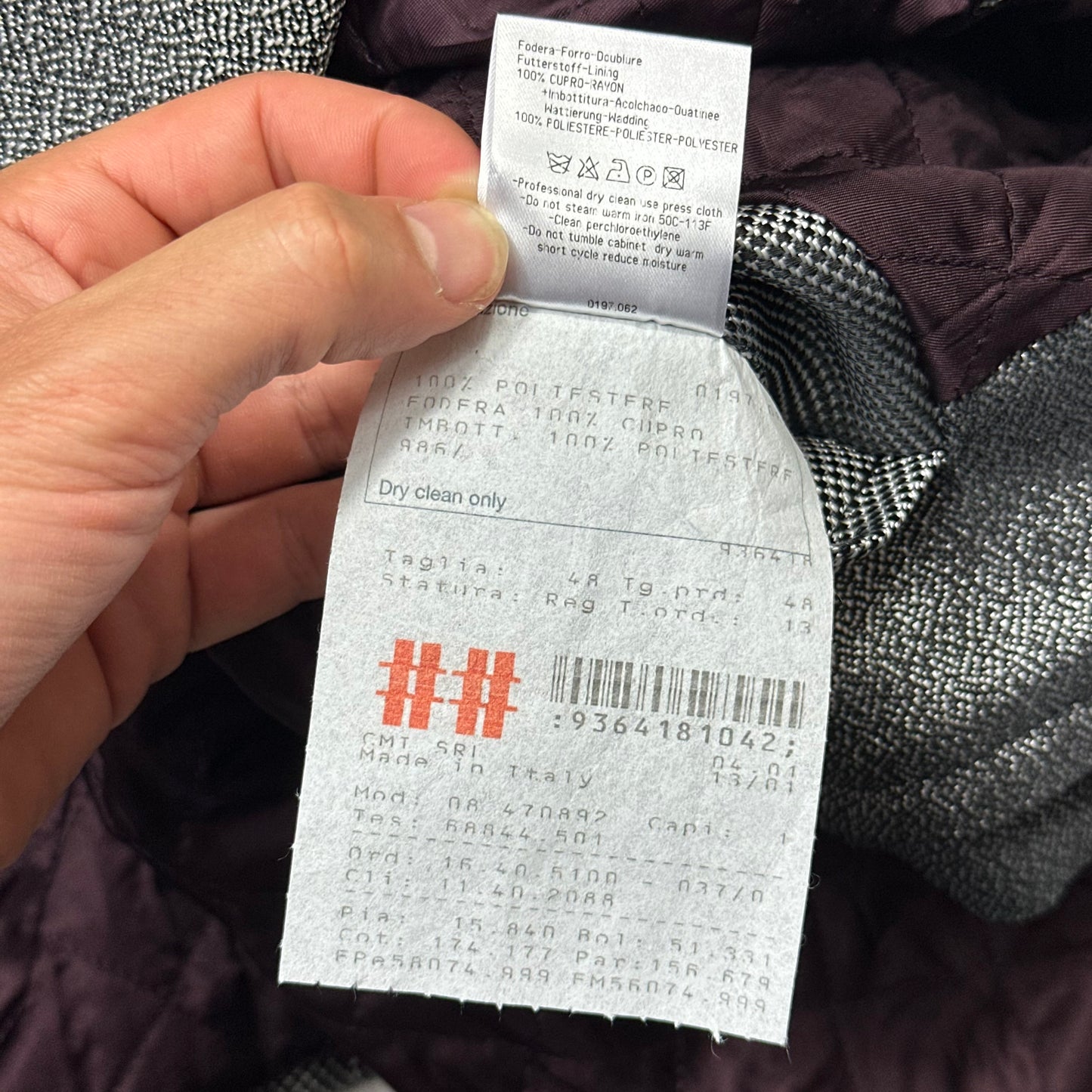 Calvin Klein Collection 2013 Runway Static Panelled Blouson Jacket - M