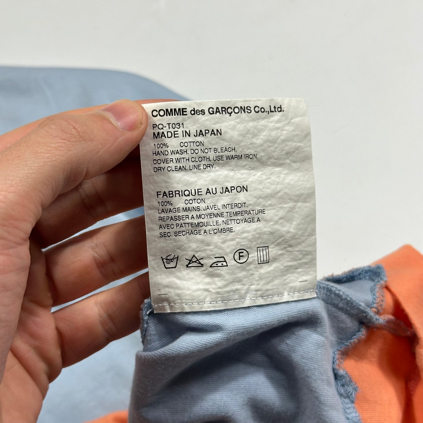 Comme Des Garçons Homme Plus 2015 Panelled Bi-colour T-shirt - S/M