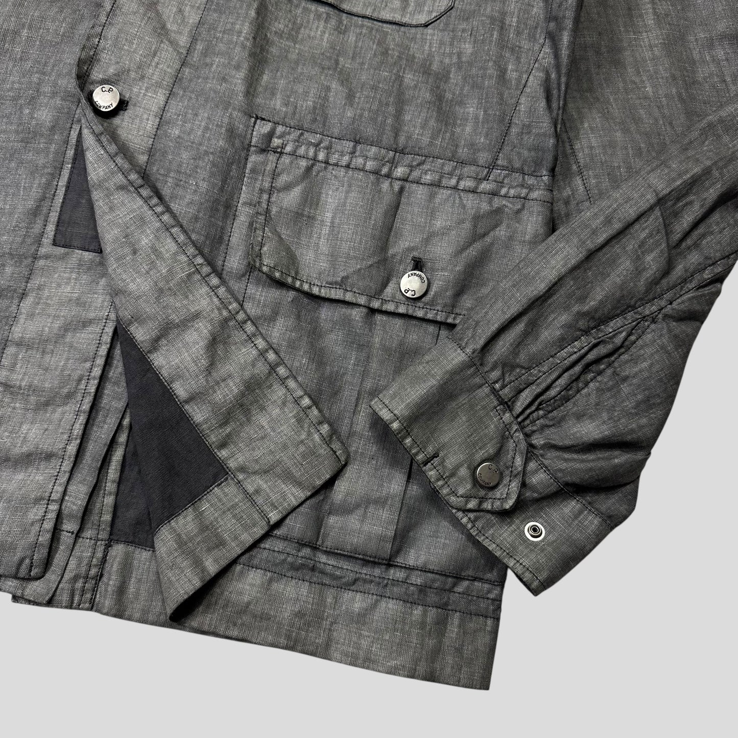 CP Company 2002 Multipocket Lino Flax Field Jacket - IT48 (M/L)