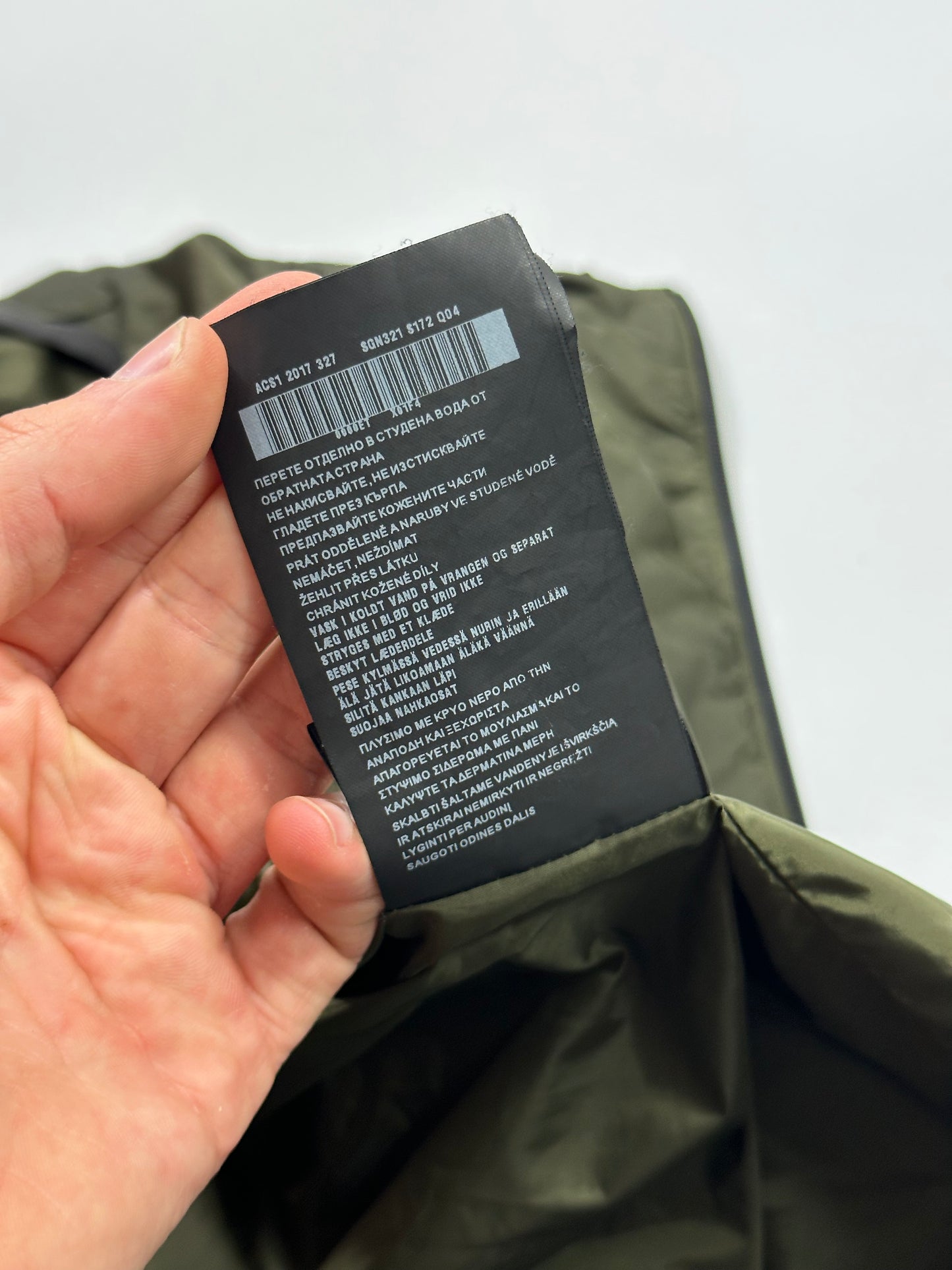 Prada Milano 2017 Rubber Logo Laminated K-way Windbreaker - L