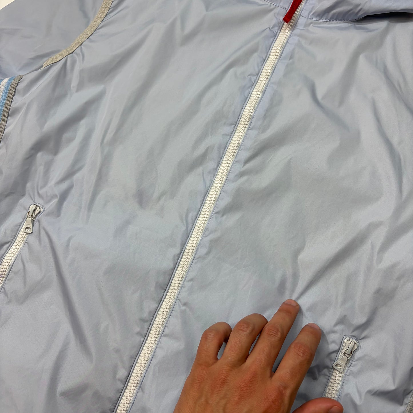 Prada Sport SS00 Modular Gel Seam Ice Blue Jacket - IT48