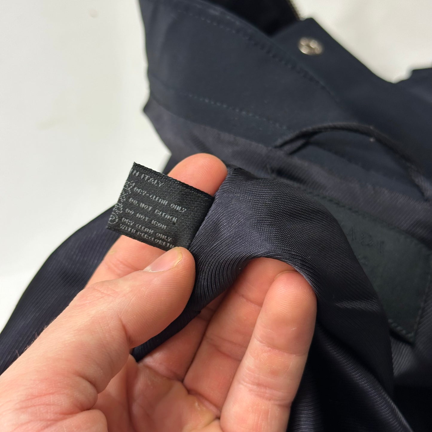 Prada Milano SS99 Nylon Boxy Blouson Smart Jacket - XL (M/L)