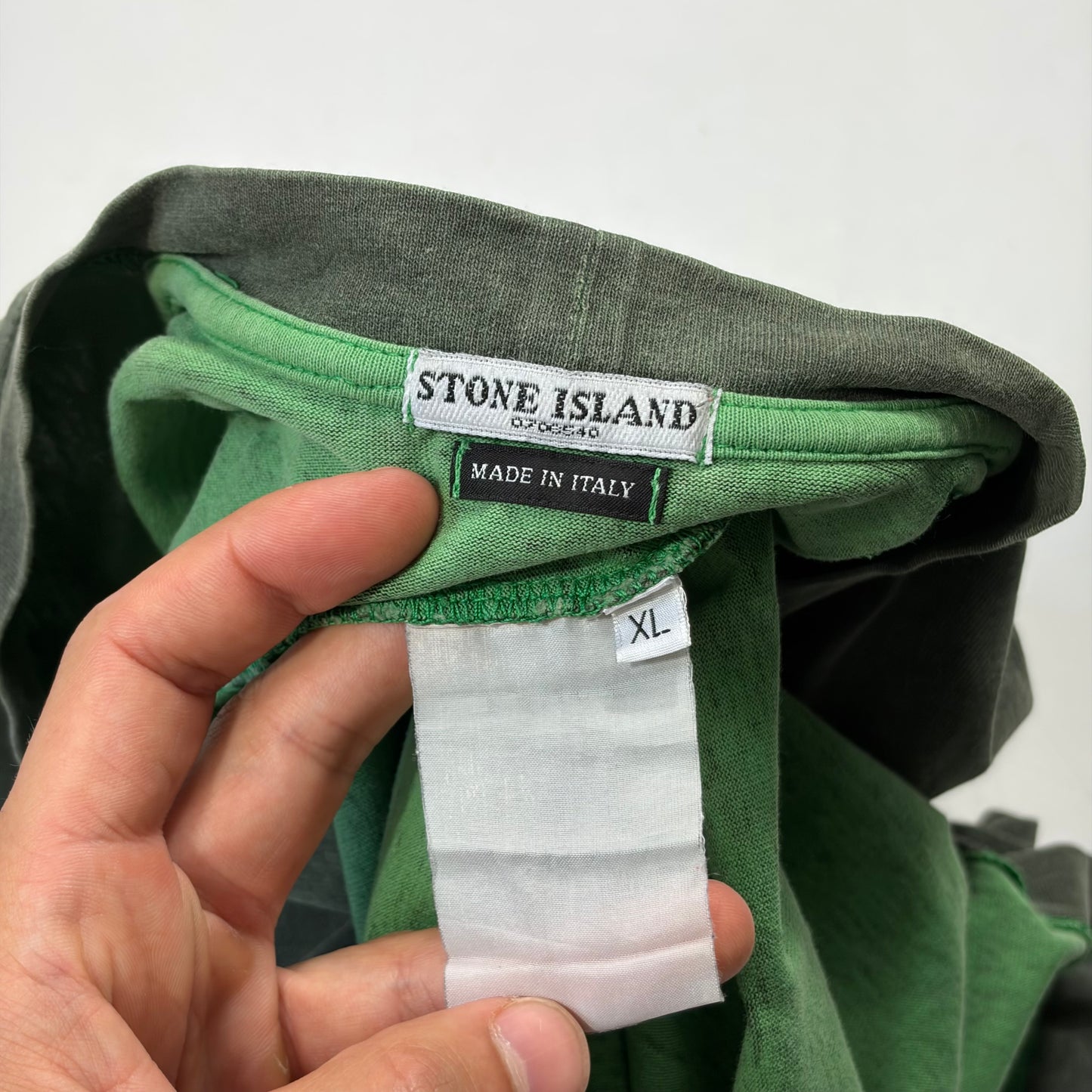 Stone Island SS03 Sublimation Acid Print Marina Logo T-shirt - XL (L)