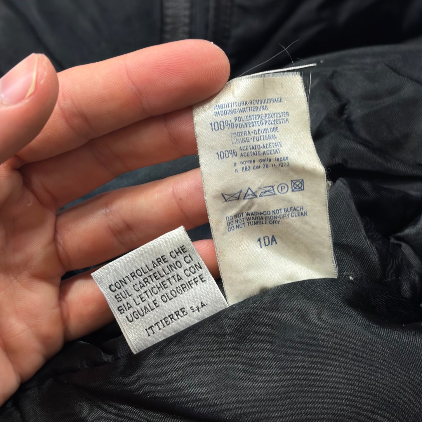 Gianni Versace 90’s Versus Leather Sherpa Flight Jacket - M/L