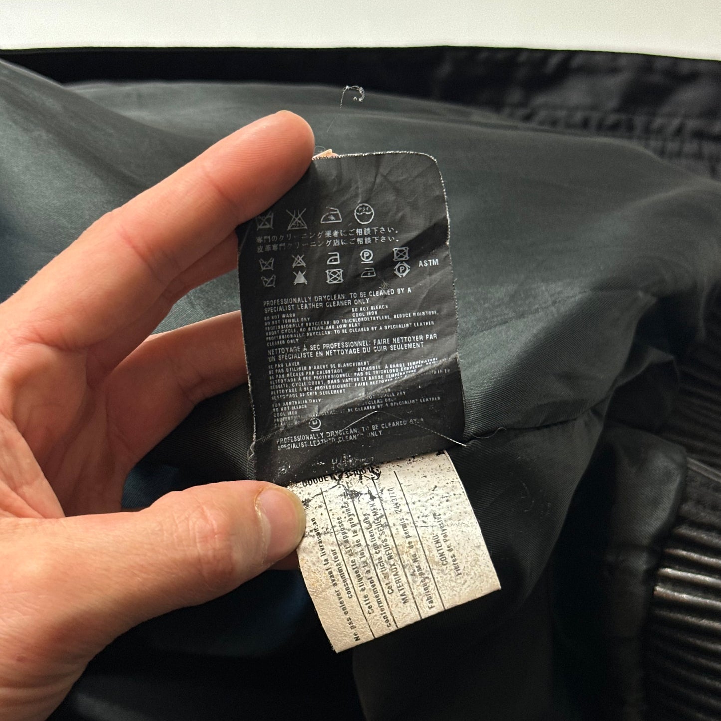Prada Milano 2007 Gabardine Nylon + Leather Bomber Jacket - IT52 (L)