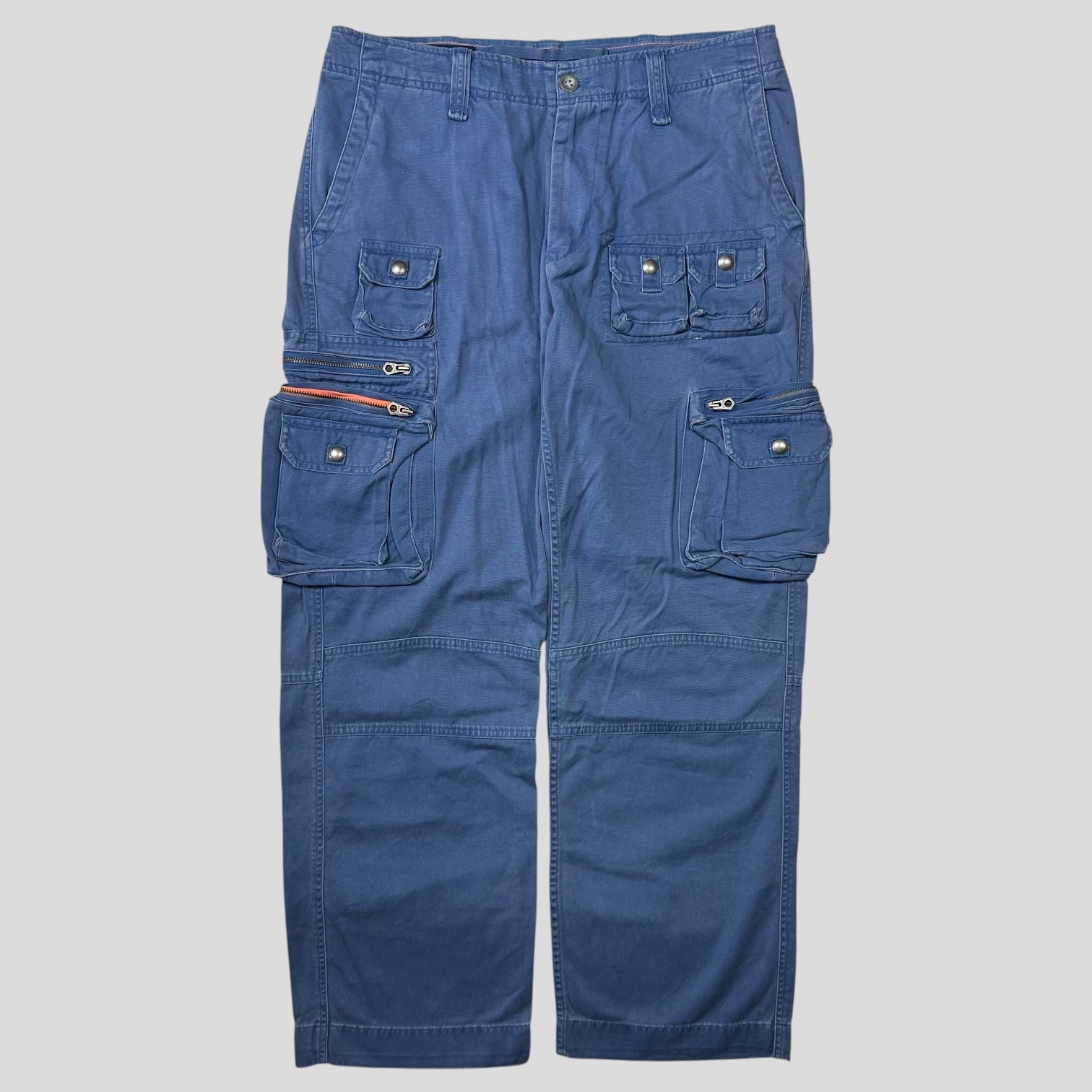 Polo 90's Ralph Lauren Washed Multipocket Cargo Trousers - 34-36