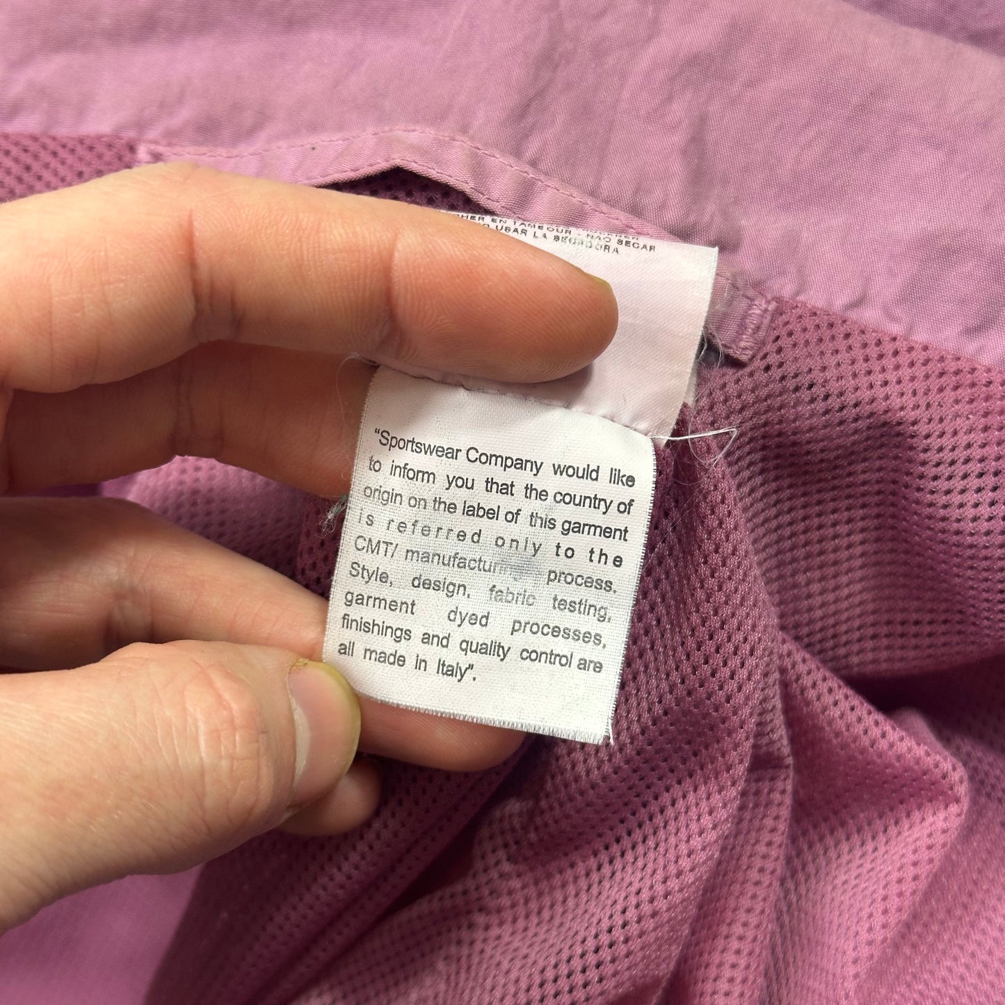 CP Company SS05 Magenta Nylon Shimmer Boxy Jacket - IT52 (M/L)