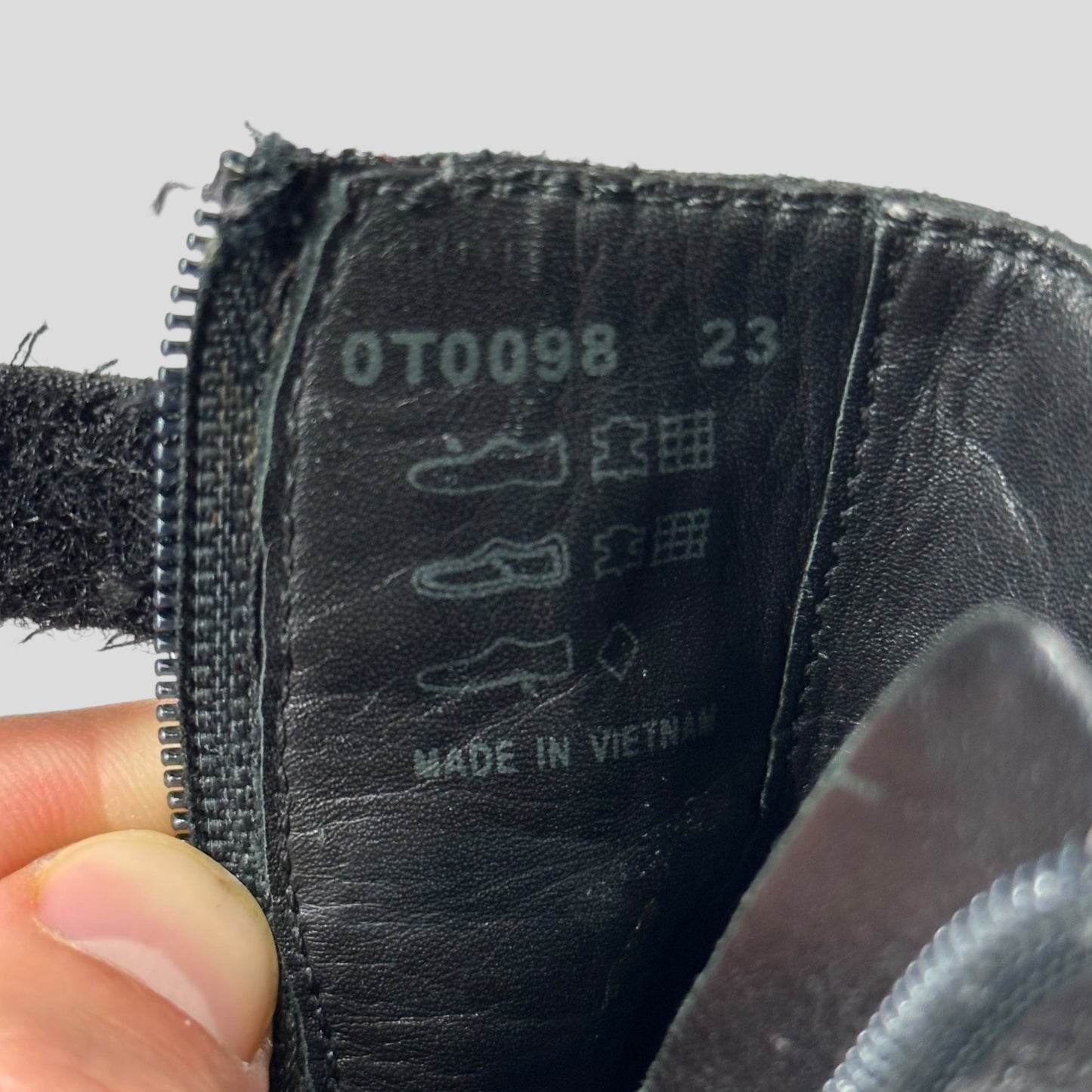 Prada Sport 00’s Leather Zip Baby Boots - 23 (1.5 - 2.5 years)