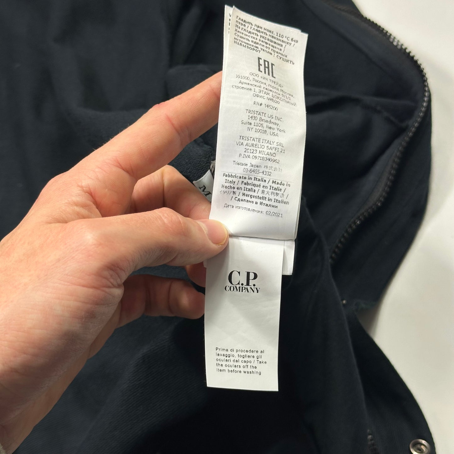 CP Company Lens Goggle Cotton Track Jacket - M/L