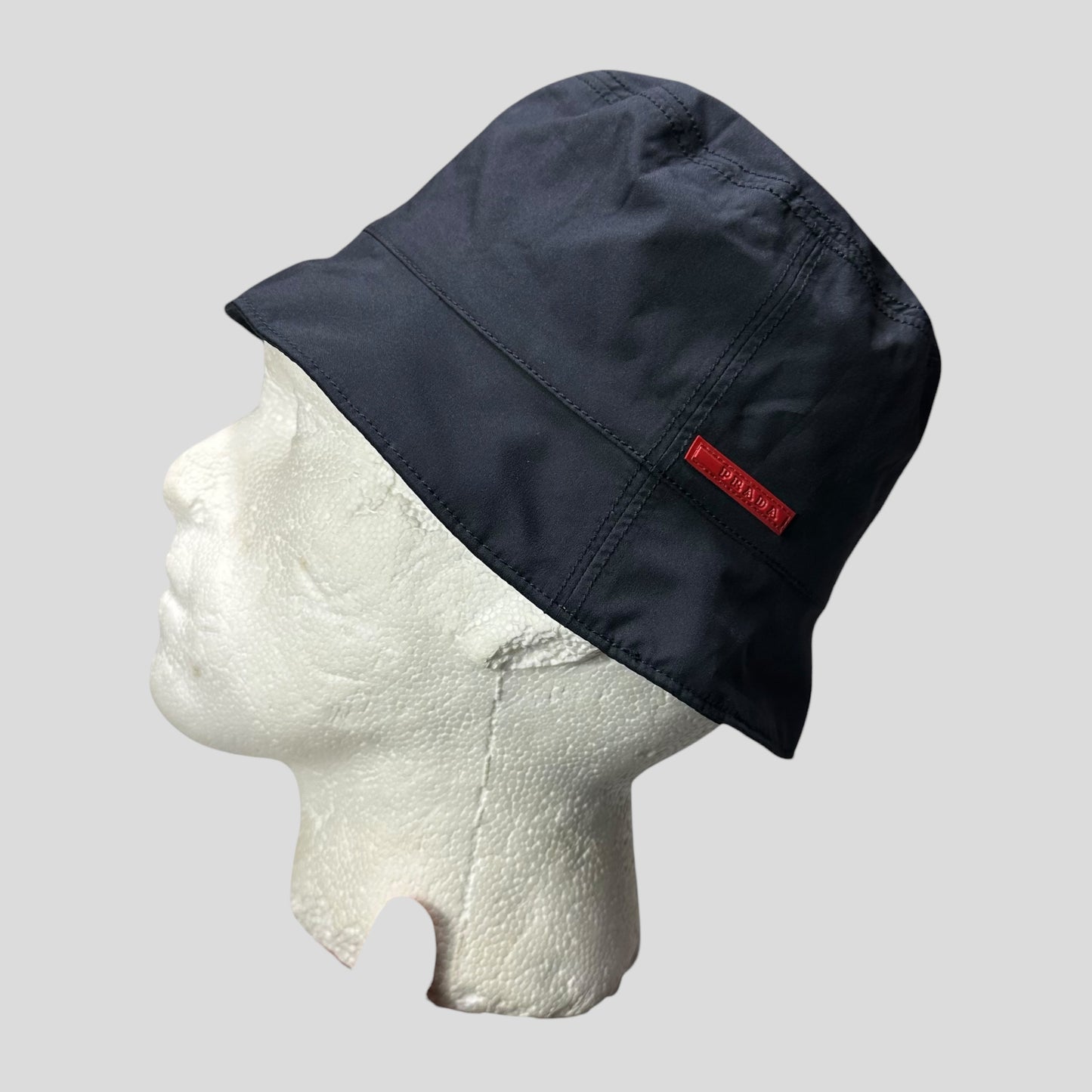 Prada Sport 00’s Navy Goretex Bucket Hat - S