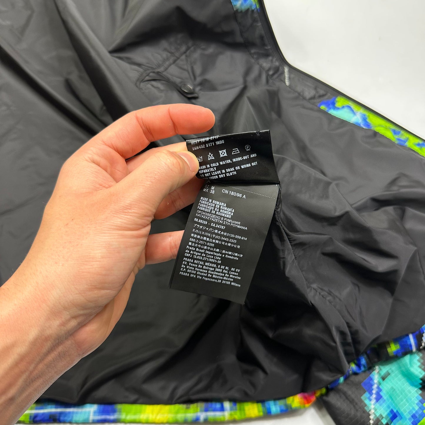 Prada Milano SS17 Radar Nylon Ripstop Jacket - M (L)