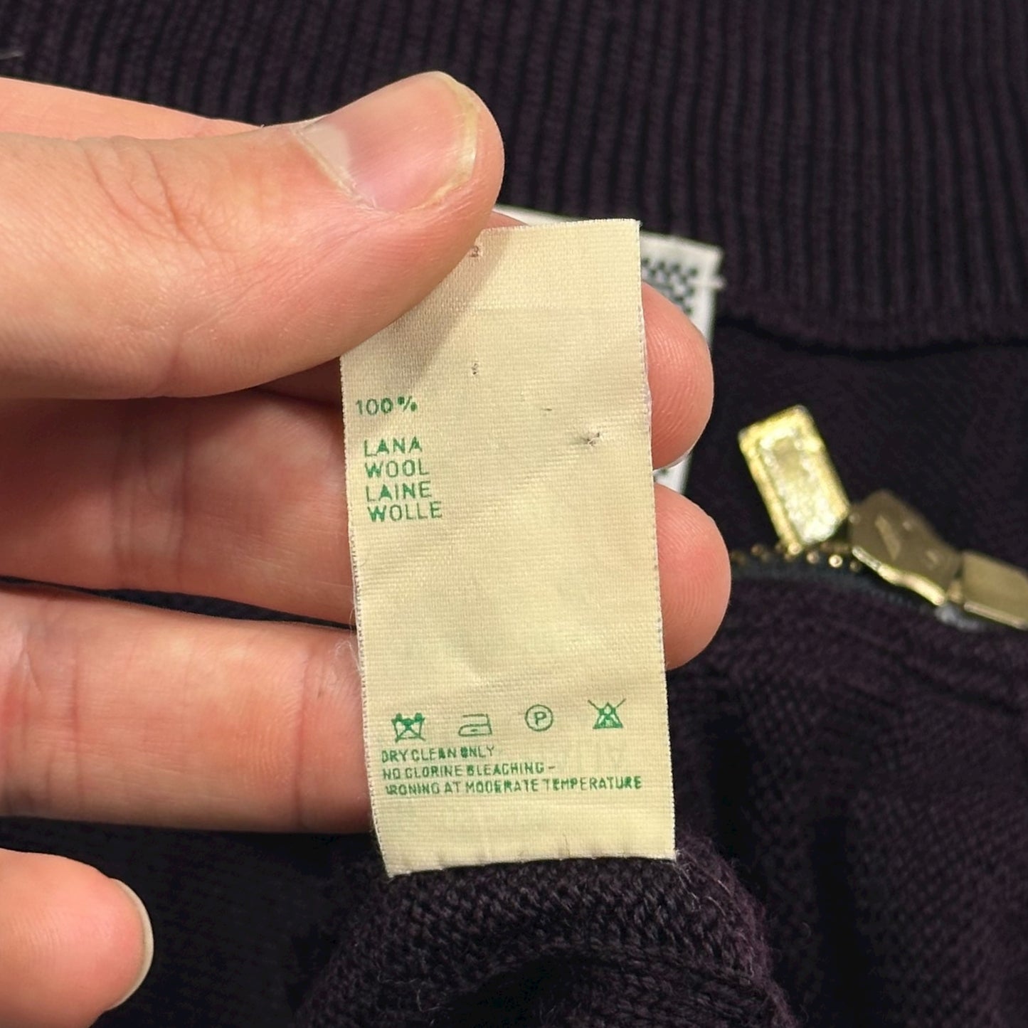 Gianni Versace 80’s Wool Geometric Pattern Cardigan Vest - S/M