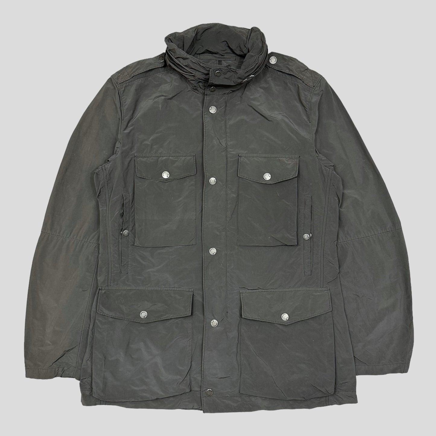 C.P. Company SS08 Nylon Metal Multipocket Trench Coat- L