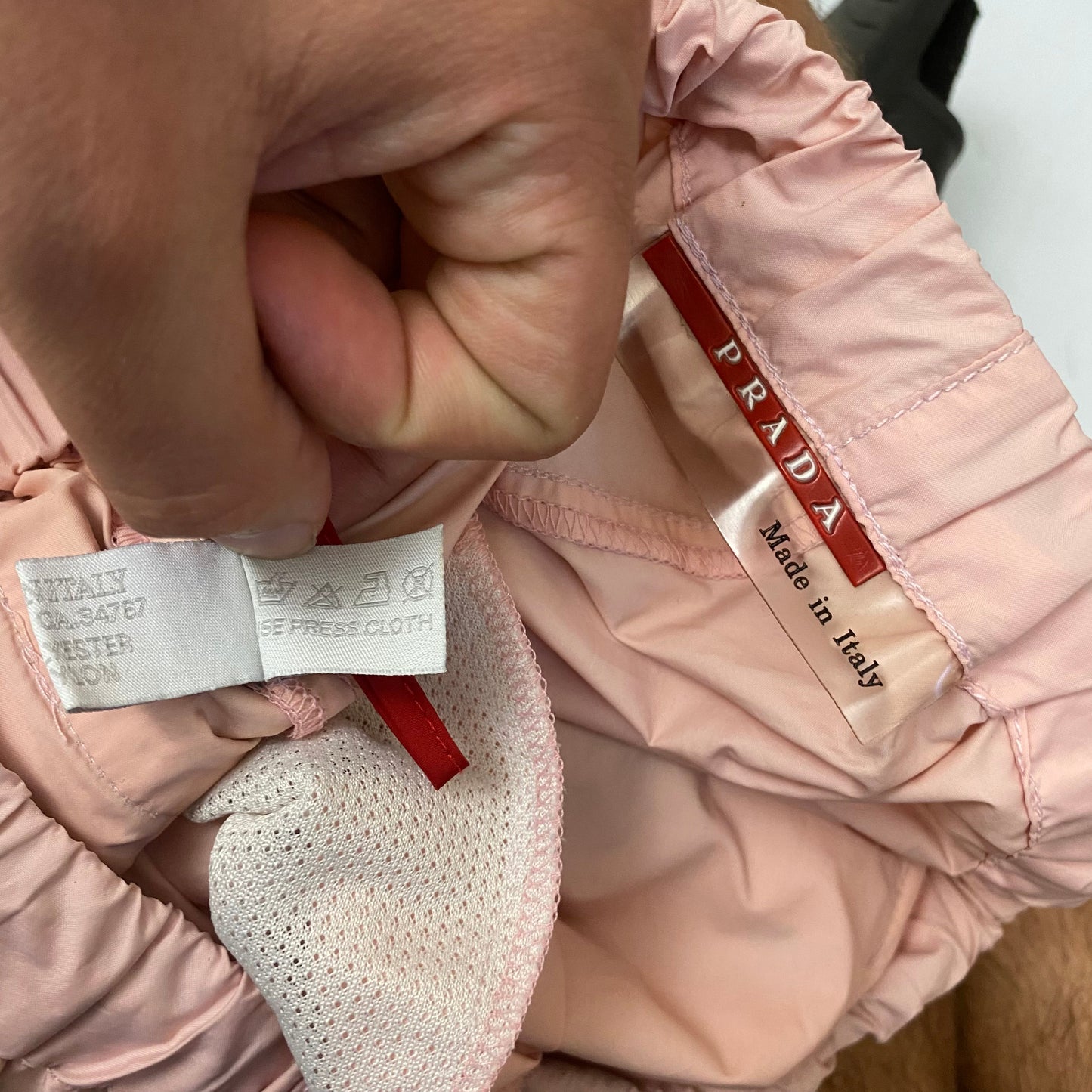 Prada Sport SS1999 Baby Pink Nylon Parachute Bottoms - W24-W30