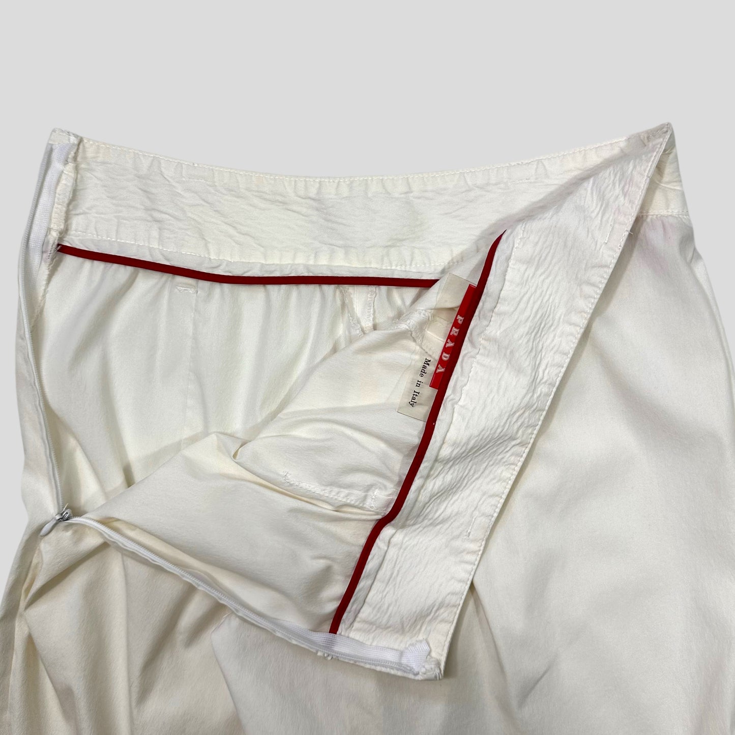 Prada Sport 00’s Linen Ponte Trousers - UK6-8