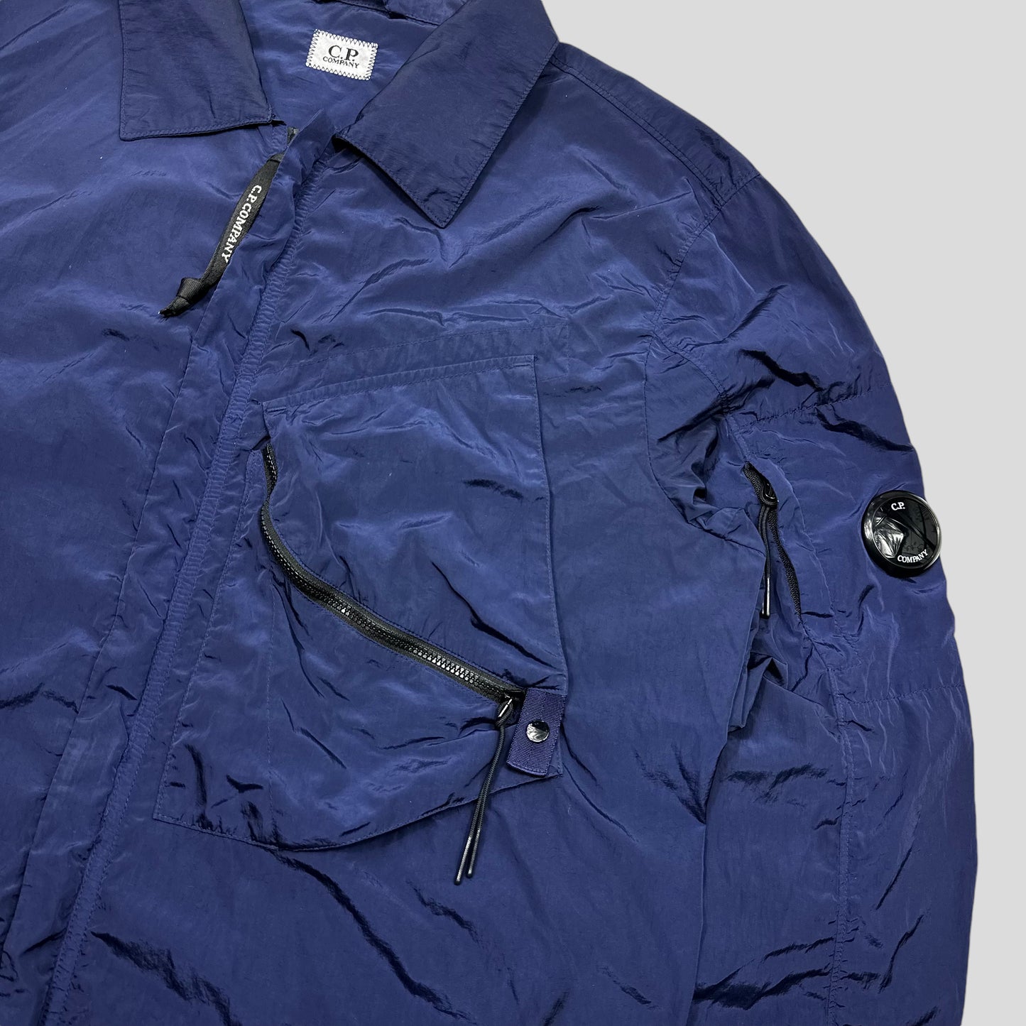 CP Company Chrome Nylon Lens Overshirt - L