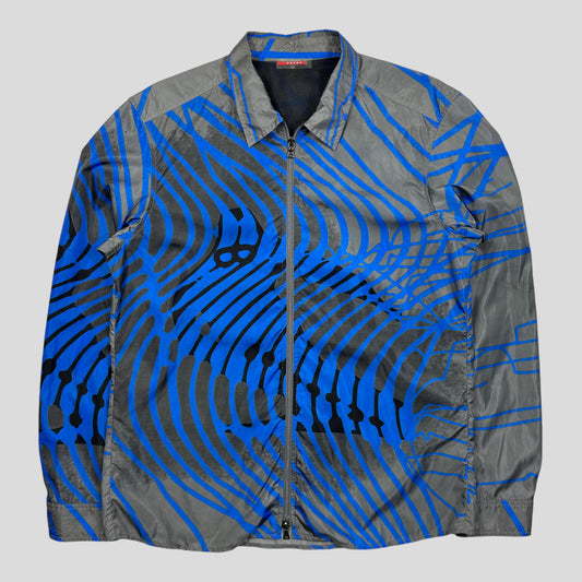 Prada Sport 00’s Vibrations Print Nylon Ventilated Jacket - XL