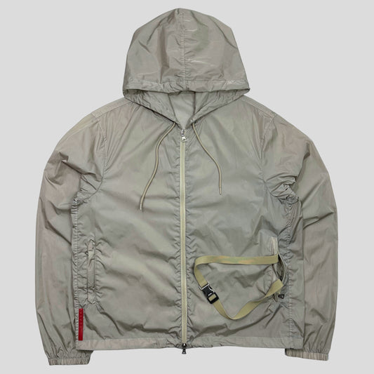 Prada Sport 00’s Nylon Shimmer Packable Bag Jacket - L/XL