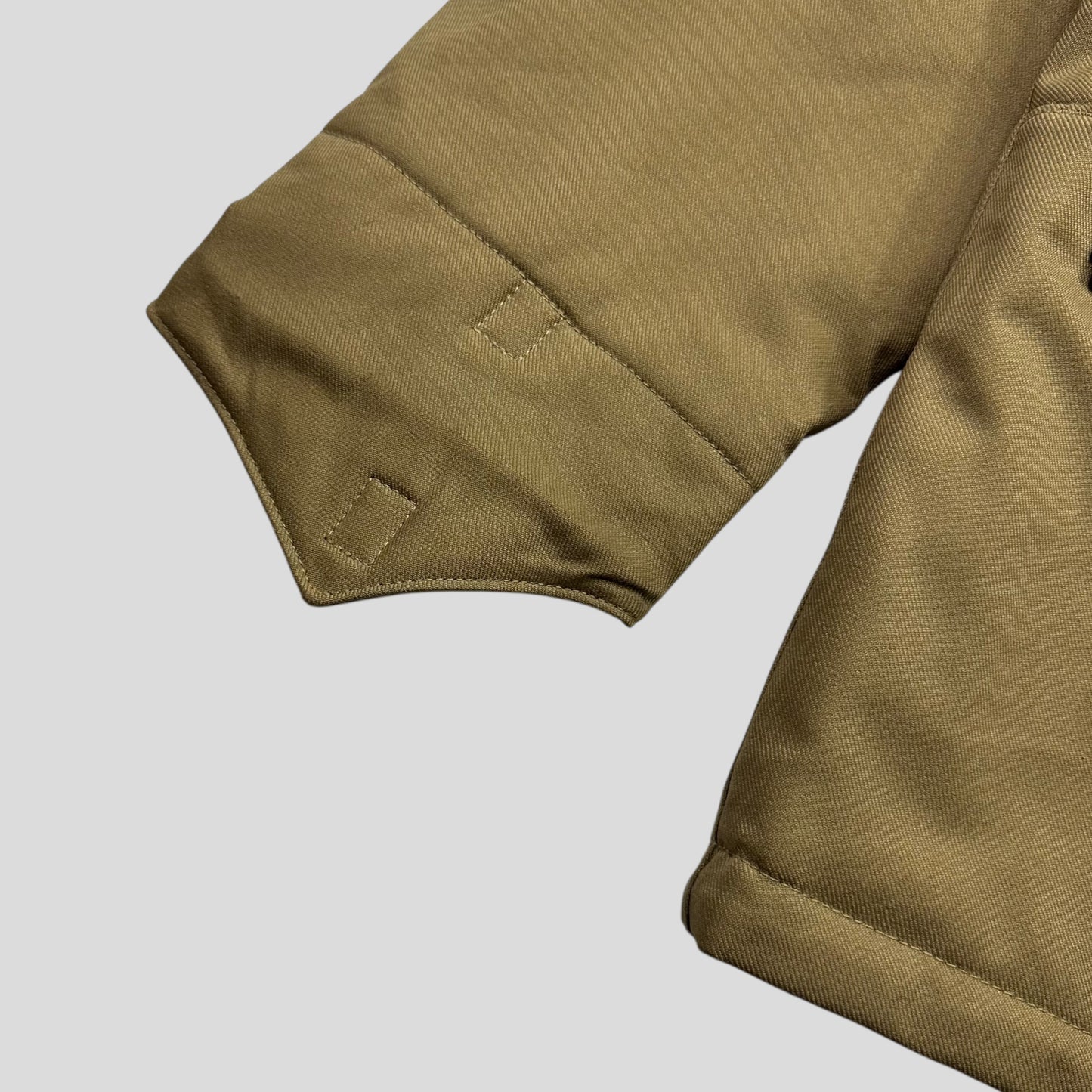 Massimo Osti Studio 1999 Asymmetrical Cuff Padded Field Jacket - M