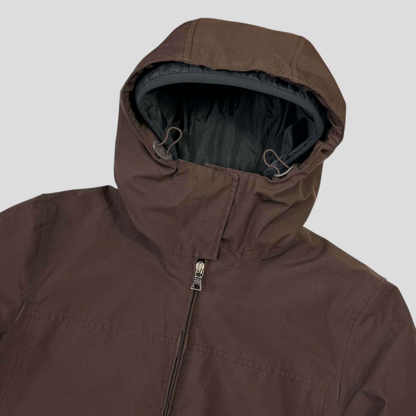 Prada Sport 2002 3 in 1 Brown Ventilated Goretex Technical Jacket - IT46