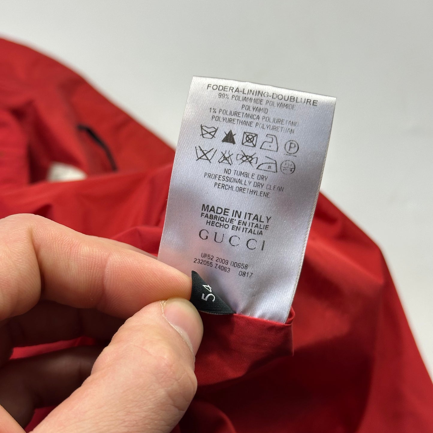 Gucci 2009 Gloss Nylon Prismatic Bomber Jacket - IT54 (L/XL)