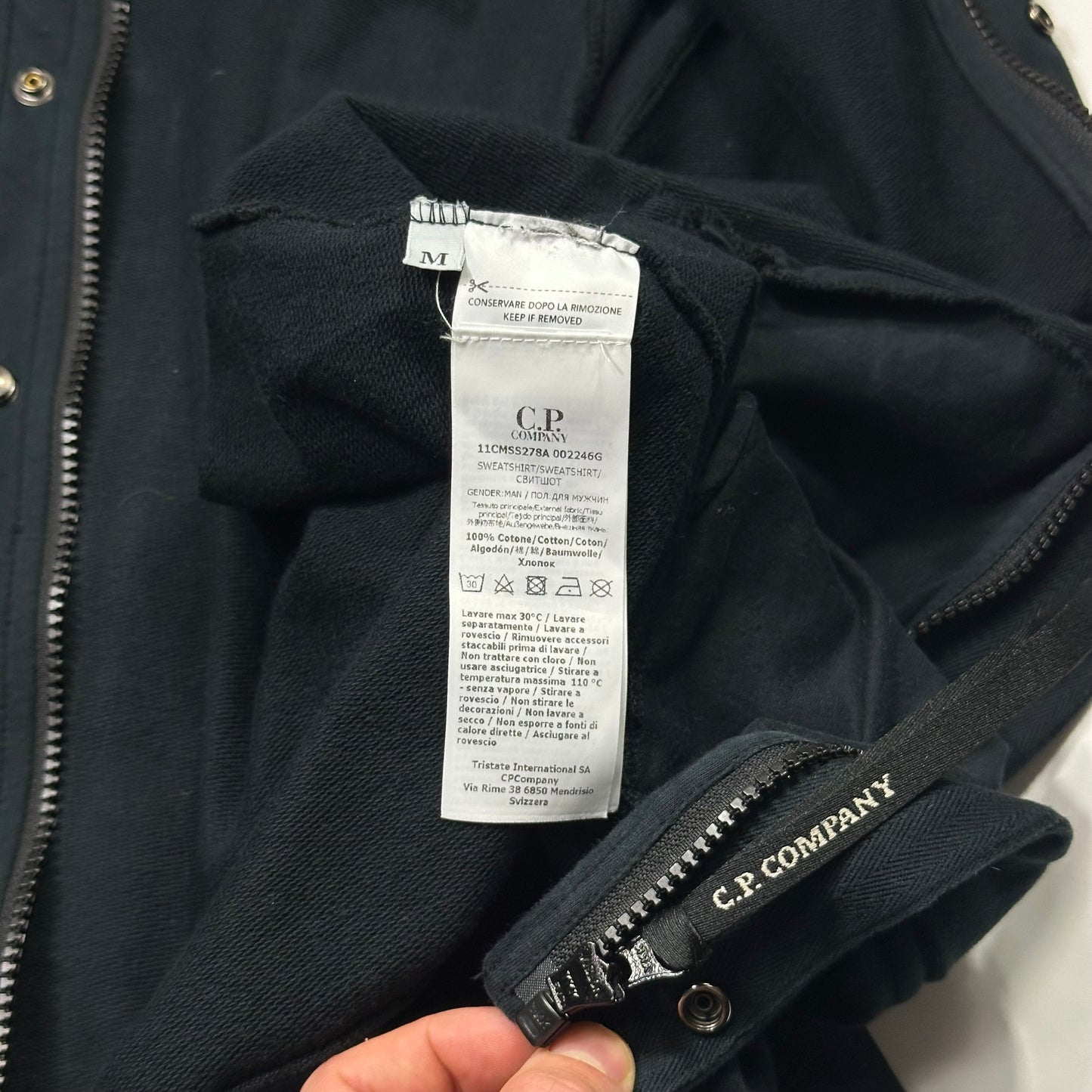 CP Company Lens Goggle Cotton Track Jacket - M/L