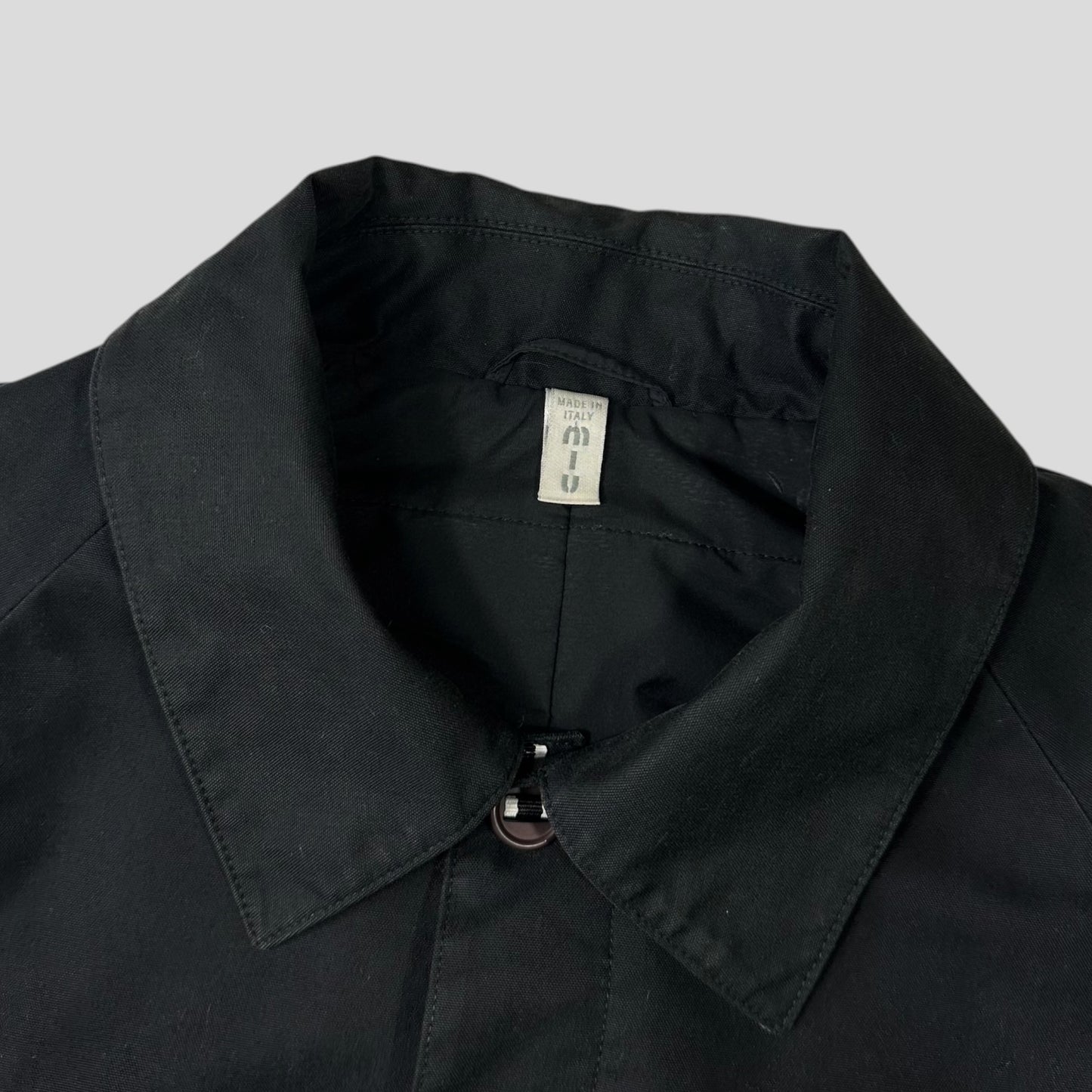 Miu Miu AW00 Contrast Tape Down Filled Work Jacket - L/XL