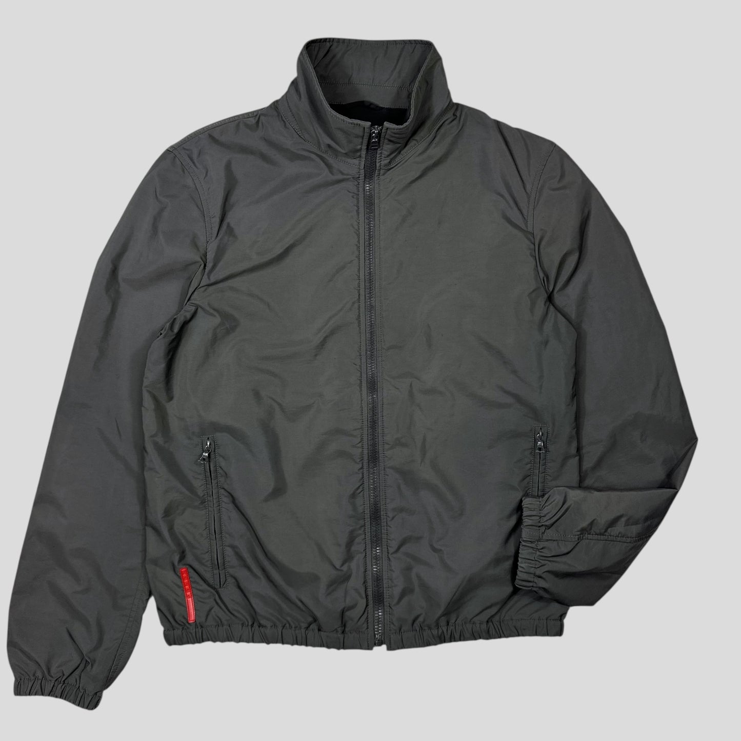 Prada Sport 2009 Soft Metallic Polyester Harrington Jacket - IT50 (M)