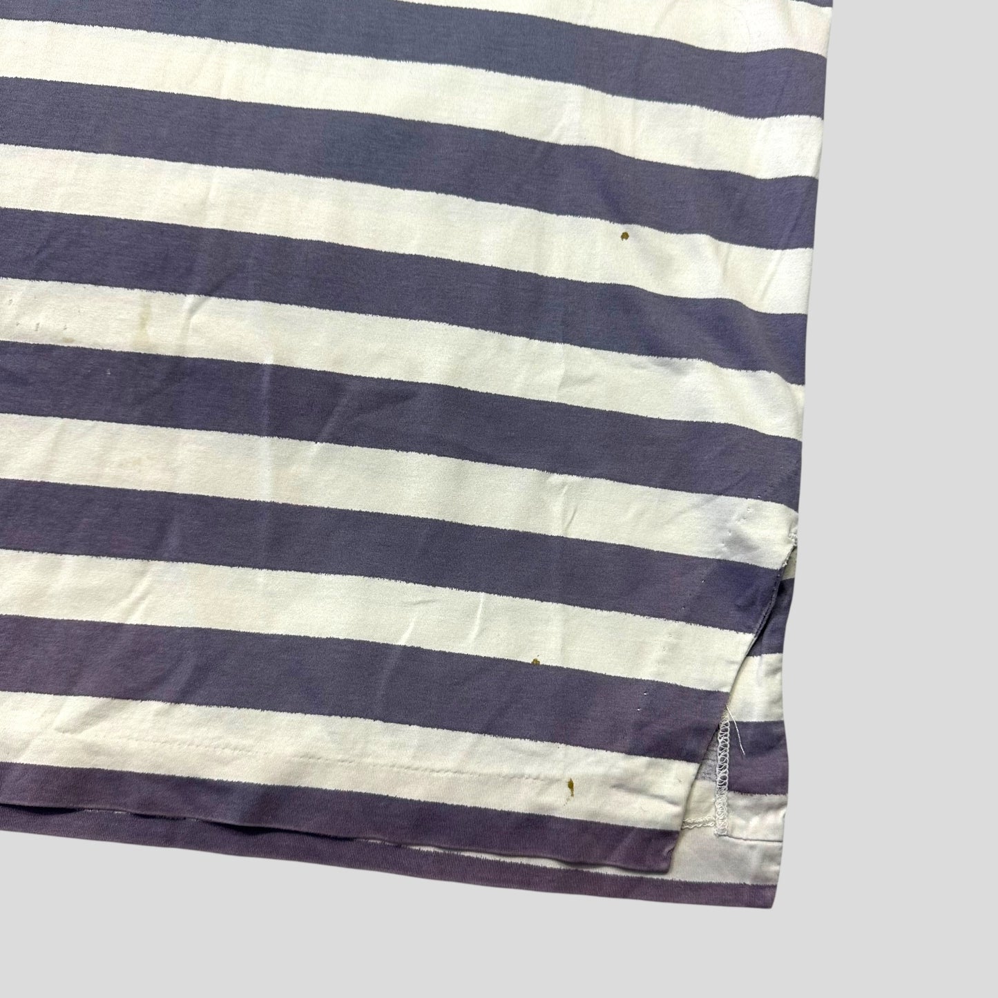Stone Island 1988 Marina Metal Button Striped Shirt - L