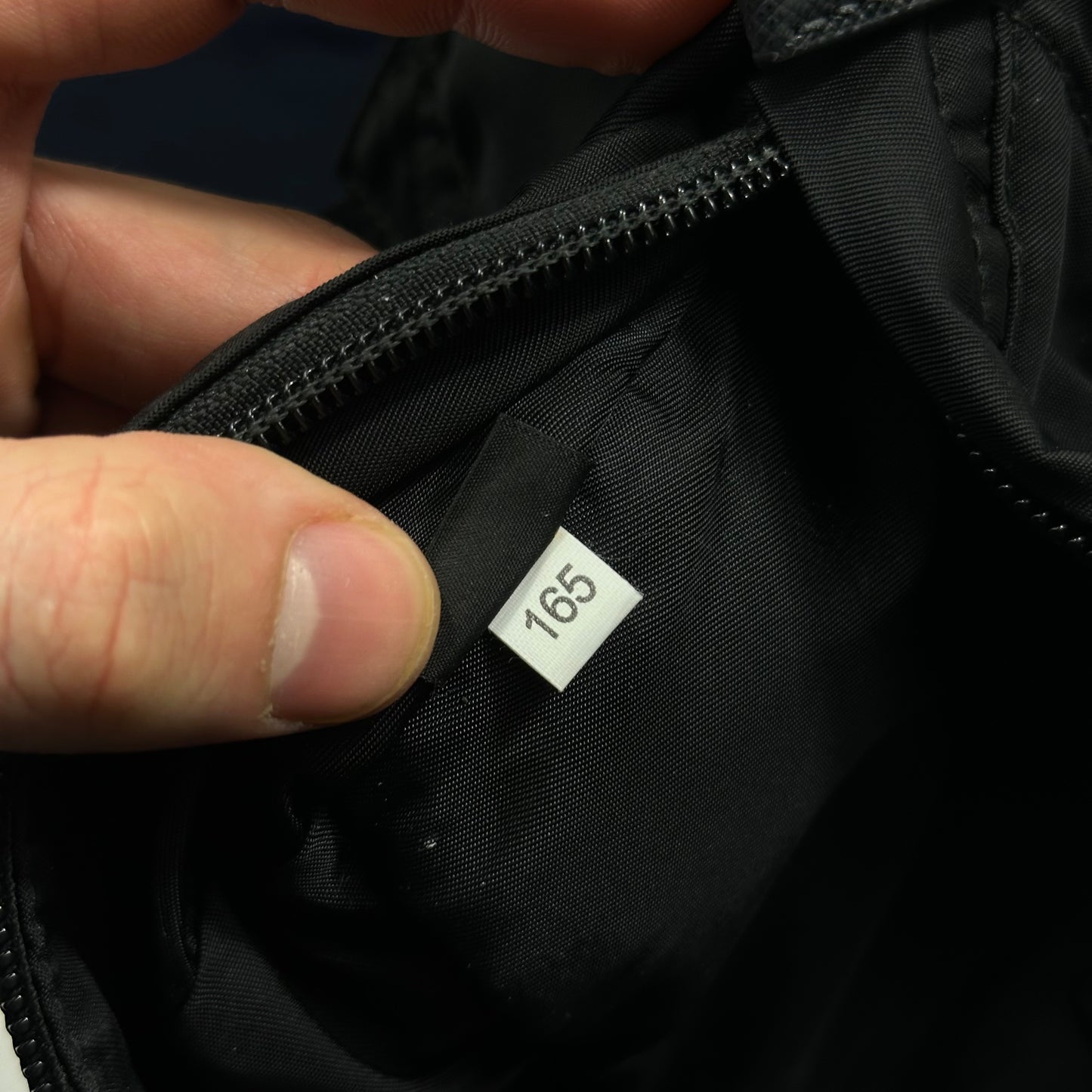 Prada Milano Plaque Logo Black Nylon Crossbody Beltbag