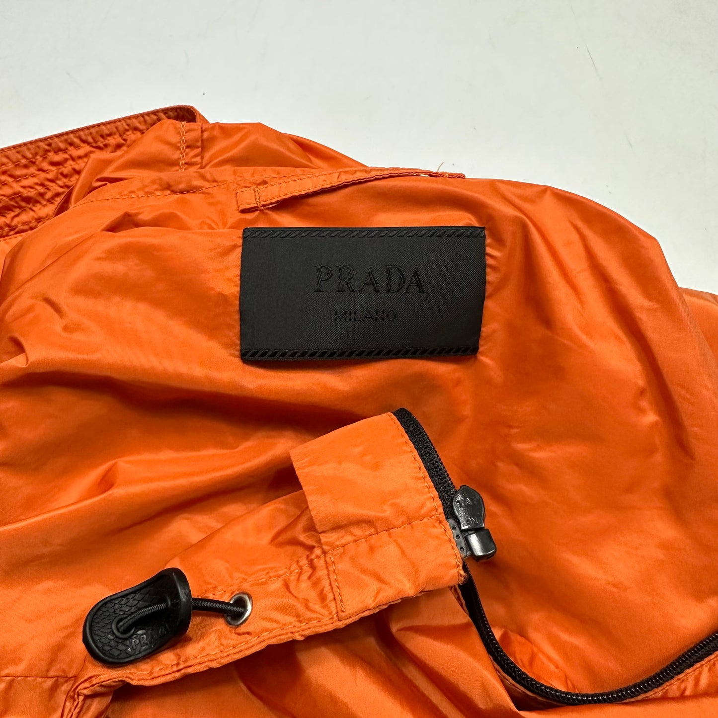 Prada Milano 2019 Nylon Shimmer Multipocket Backpack Cover Jacket - L/XL