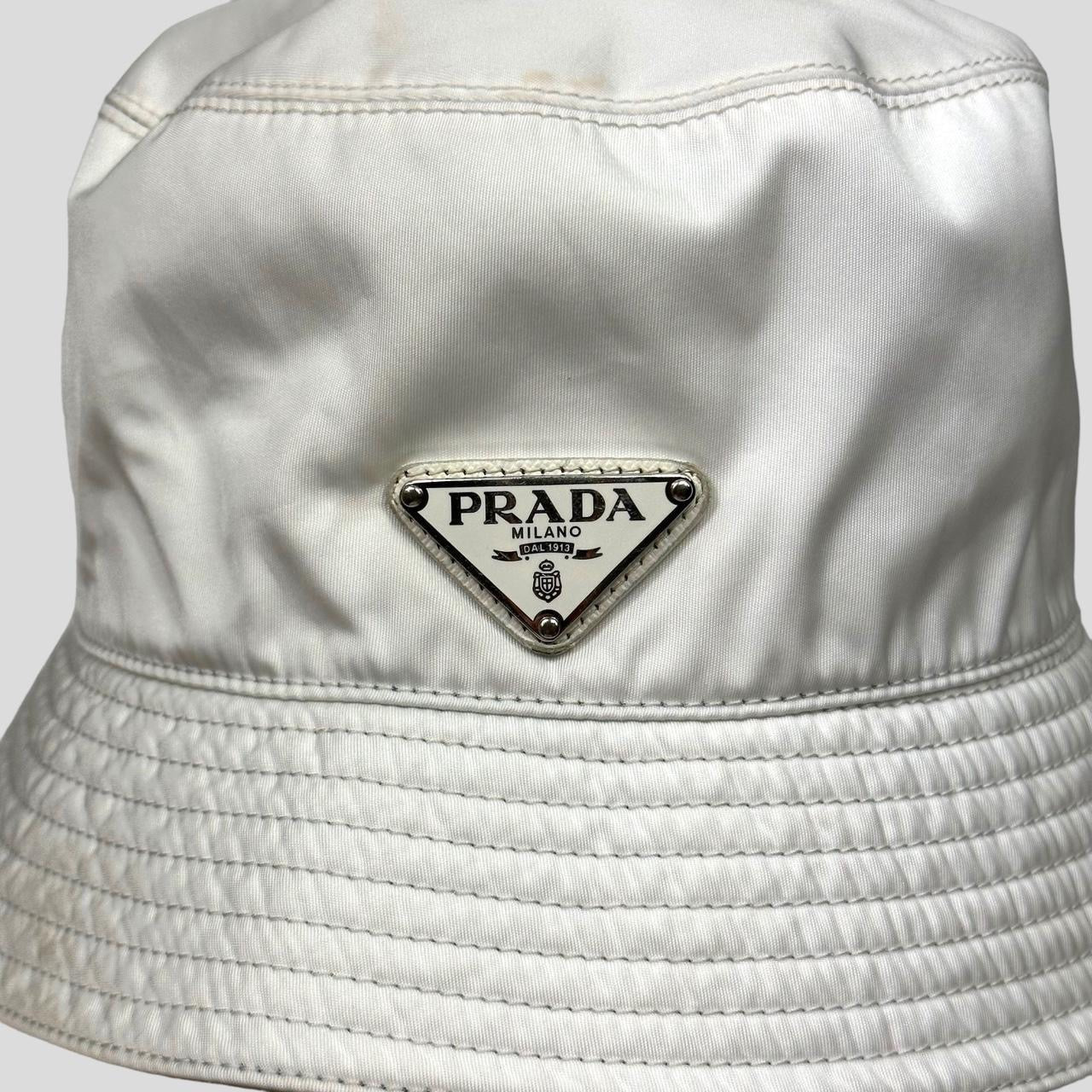 Prada Milano Nylon Bucket Hat - M