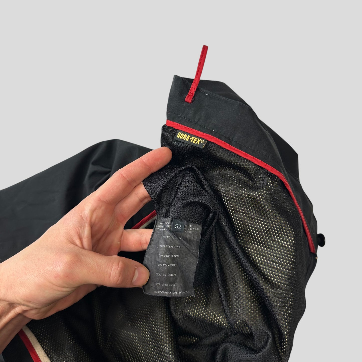 Prada Sport 00’s Goretex Black Mesh Lined Trousers - IT52