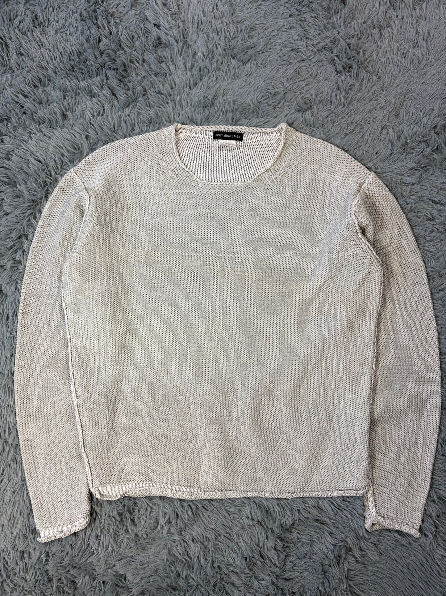 Issey Miyake MEN 2011 Cable Knit Inside-Out Effect Jumper - M/L
