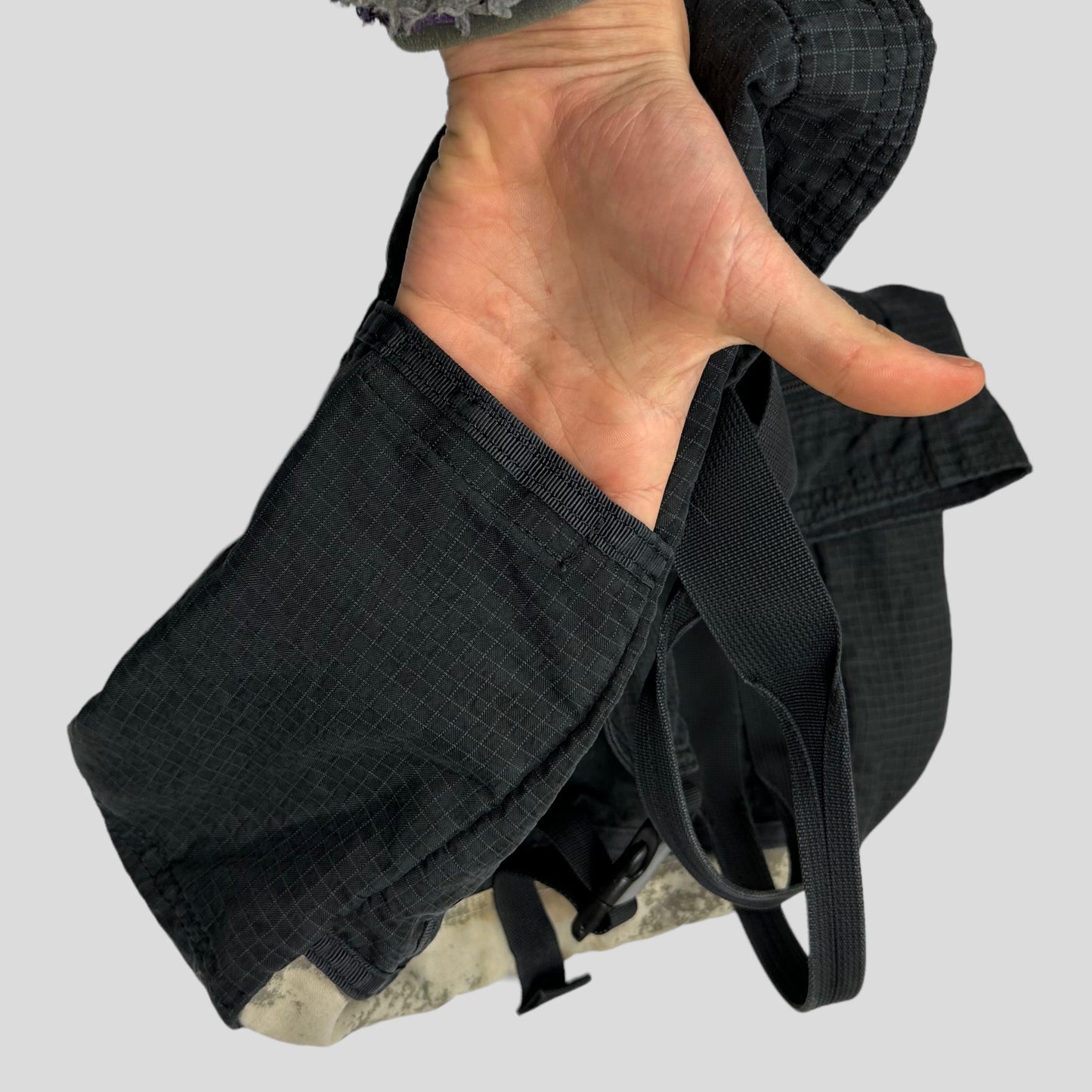 Porter 00’s Nylon Ripstop Grid Multipocket Tote Bag